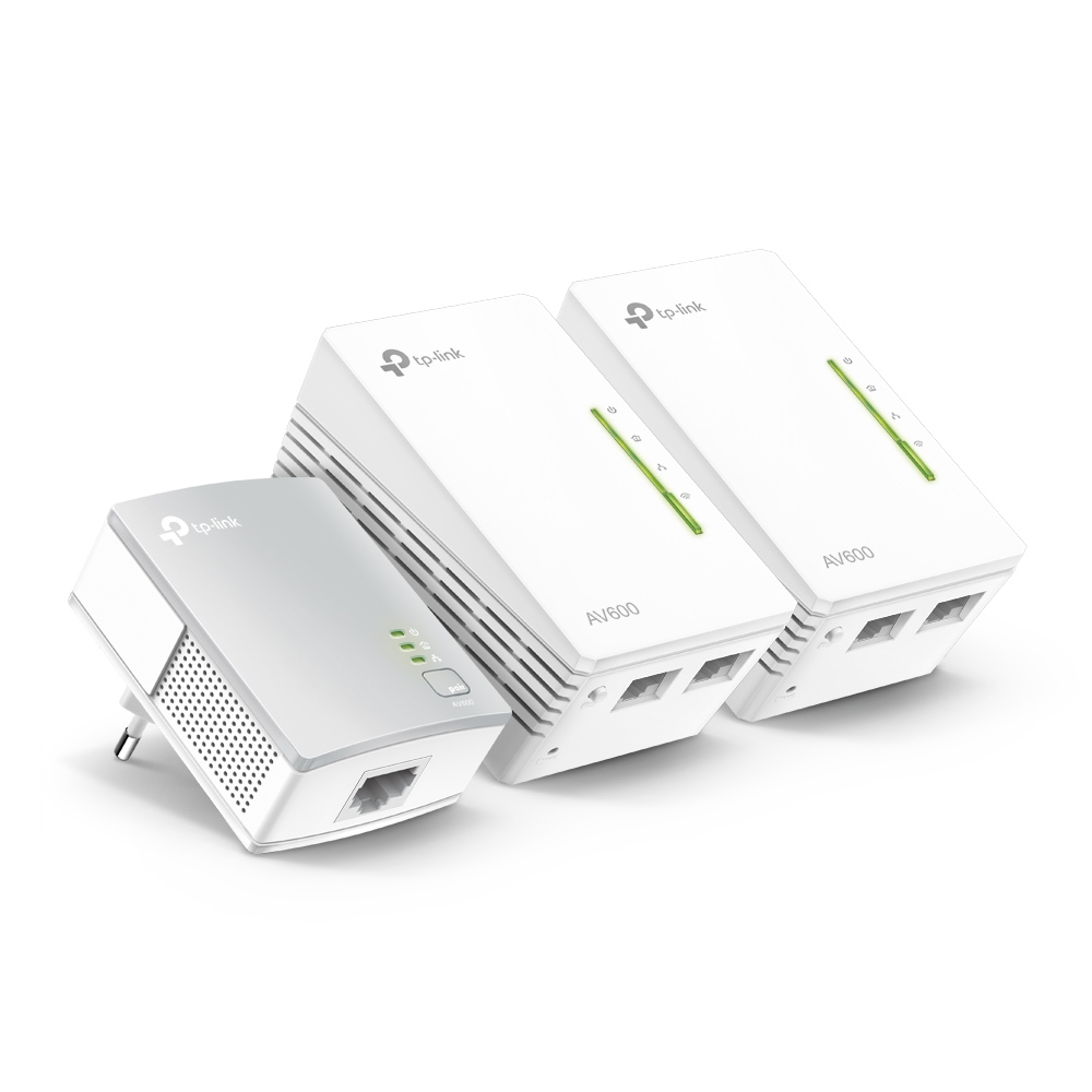 Av600 Pl Wi-fi Booster 2 Lan 3 Units Tl-wpa4220tkit - WC01