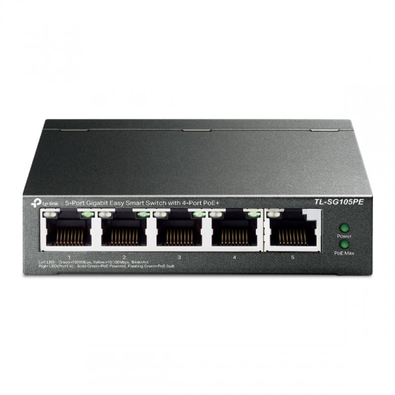 5-port Gig Easy Switch 4-port Poe+ Tl-sg105pe - WC01