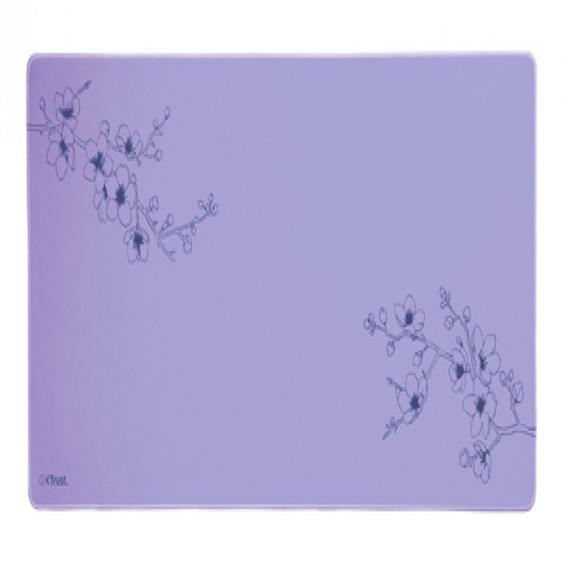 25715 trust (new) Gxt759 Xxl Mousepad - Gaming - Purple/magenta Blossum - NA01