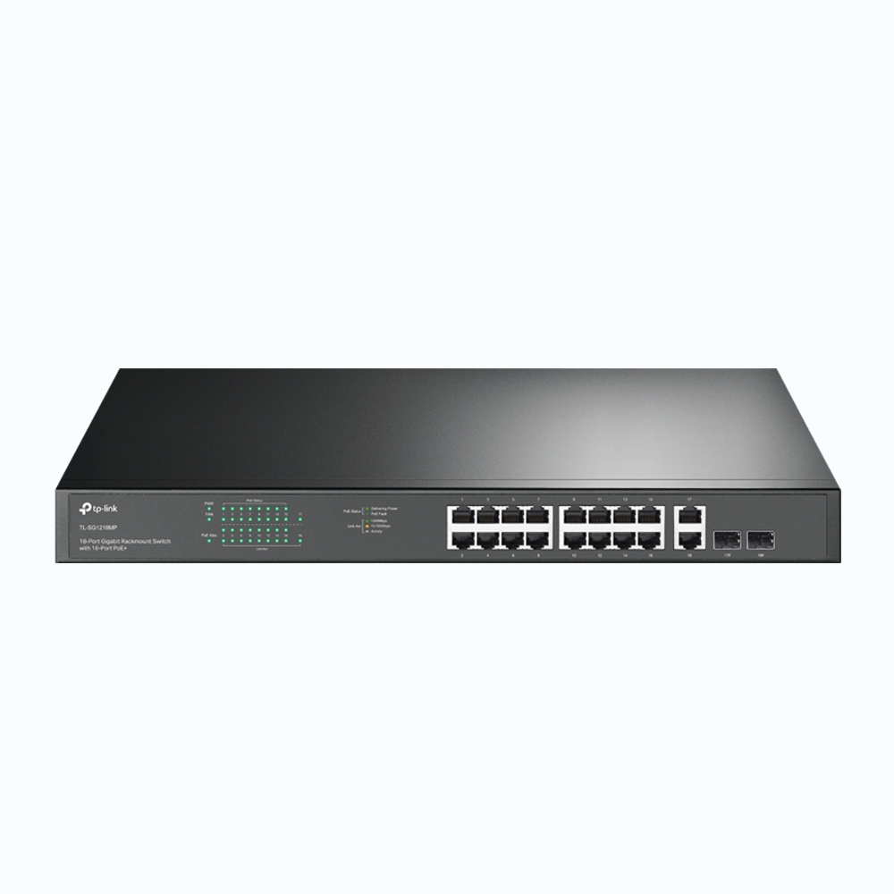 18-port Gig Rm Switch 16-port Poe+ Tl-sg1218mp - WC01
