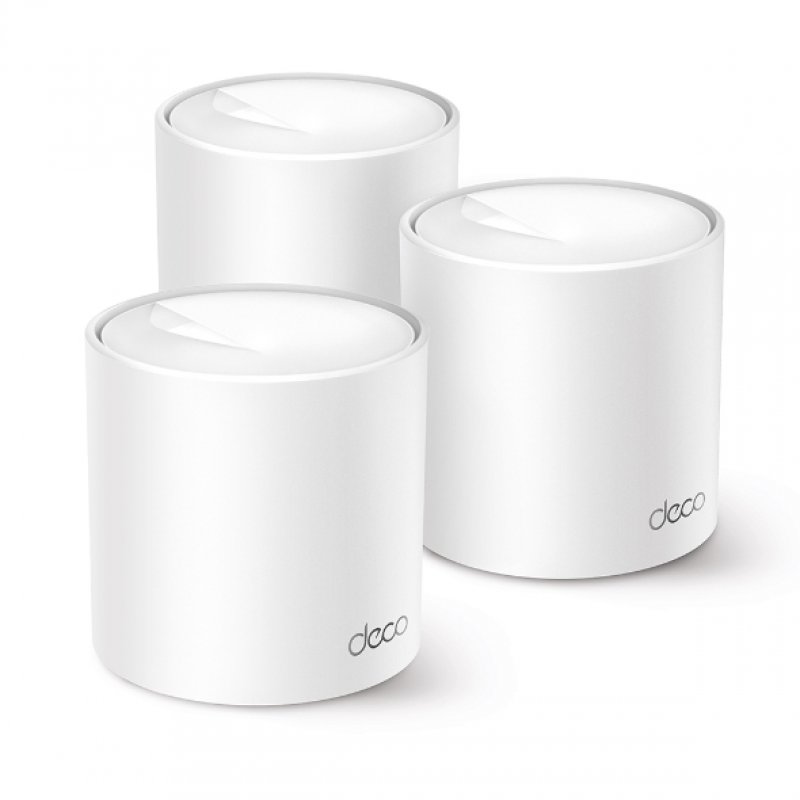 TP-Link Deco X50 Pro V1 - Wi-Fi System - (3 Routers) - Up To 6,500 Sq.ft - Mesh 1GbE, 2.5GbE, SPI - Wi-Fi 6 - Dual Band DECO X50 PRO(3-PACK) - C2000
