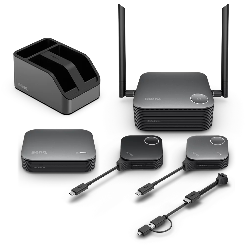 Benq - Wrls Collaboration Device 4k Byom Pure Hw Usb-c Hdmi          Wifi5 With Cradle                   9h.k0fby.r0e