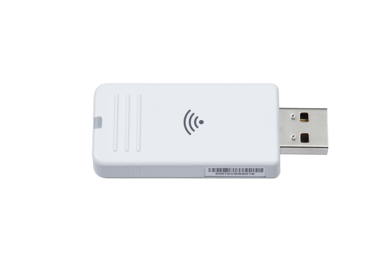 Epson ELPAP11 - Network Media Streaming Adapter - USB - Wi-Fi - For Epson EB-L770, PU1006, PU1007, PU2010, PU2120, PU2220, MeetingMate EB-1480, PowerLite X06 V12H005A01 - C2000