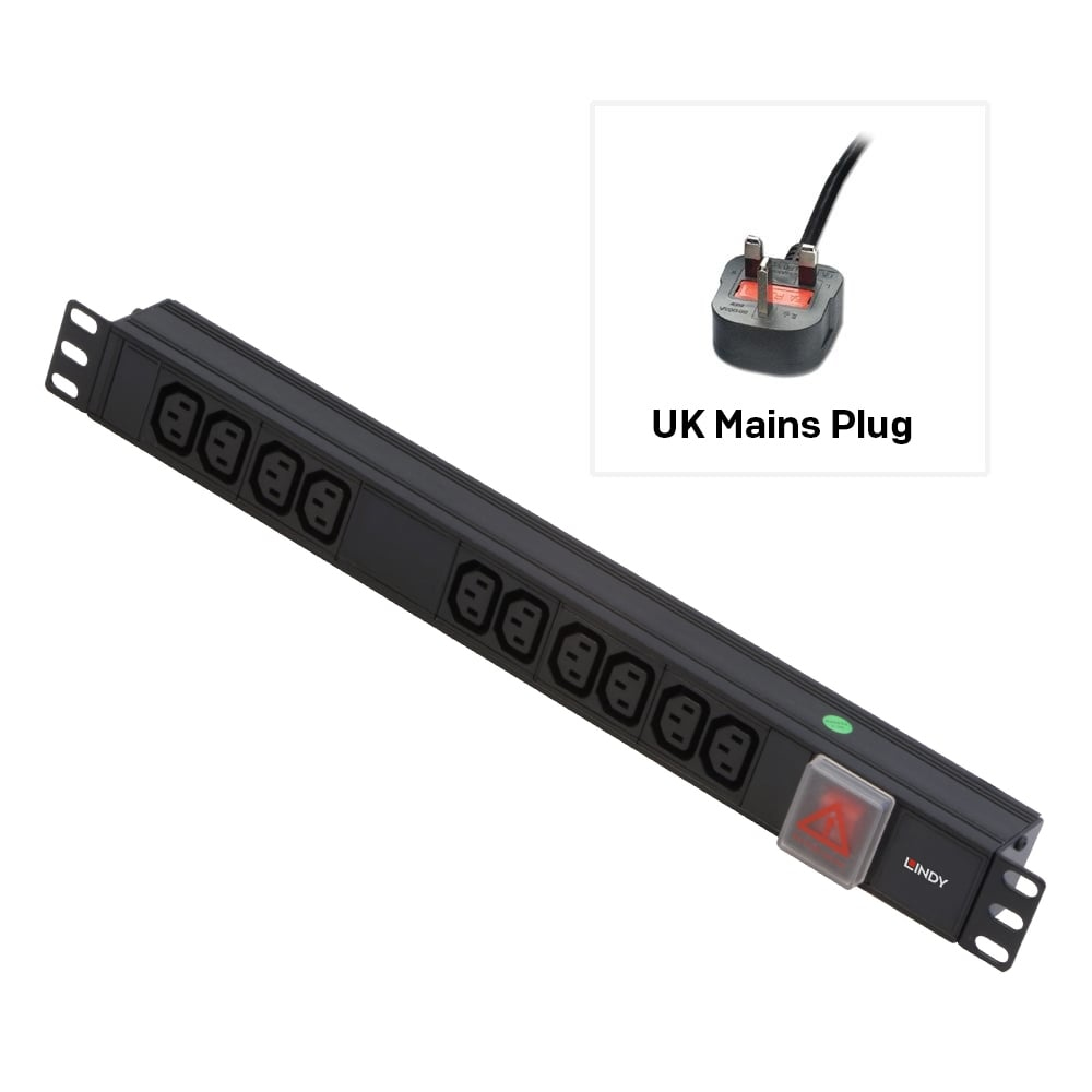 Lindy - Accessories              1u 10 Way Iec Pdu                   13a Plug To 10 X Iec Sockets        29991