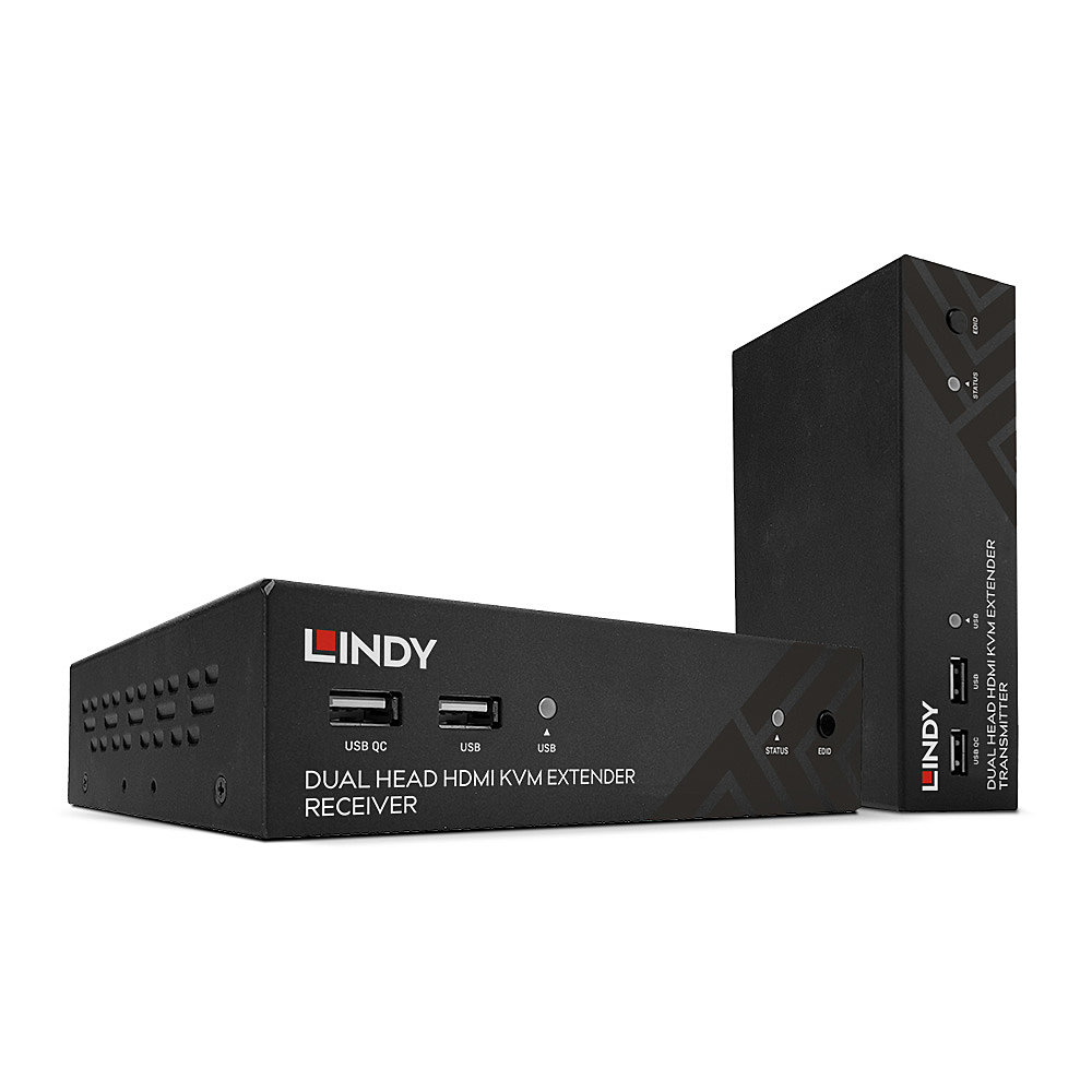 Lindy Converters & Scalers       100m Cat.6 Dual Head Hdmi Usb       Rs-232 Extender                     39374