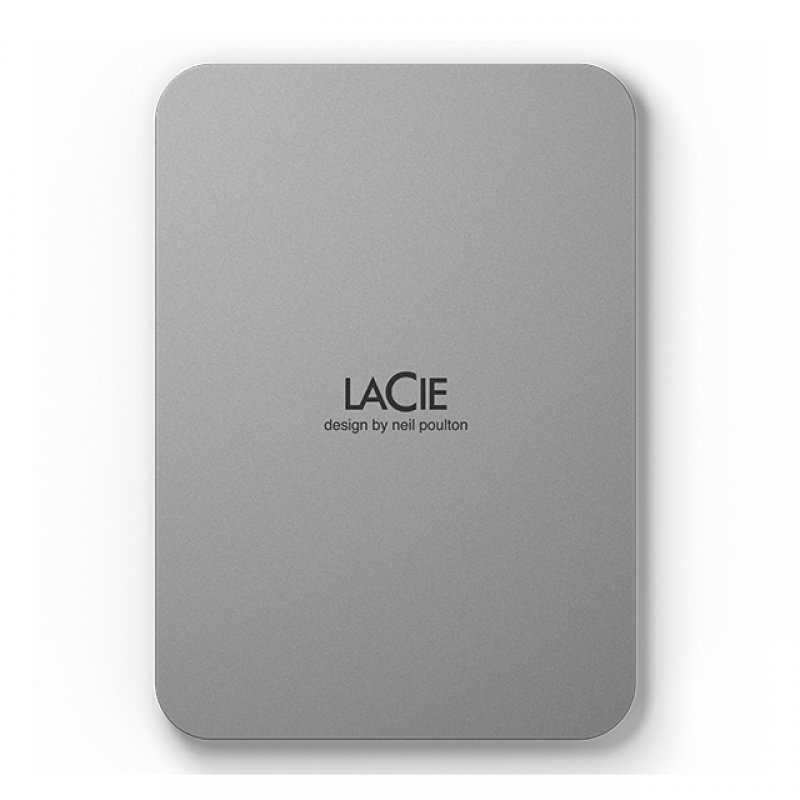 Seagate - Lacie Storage 2.5in    Lacie Mobile Drive 4 Tb Usb 3.1     Usb Type C Moon Silver W/rescue     Stlp4000400