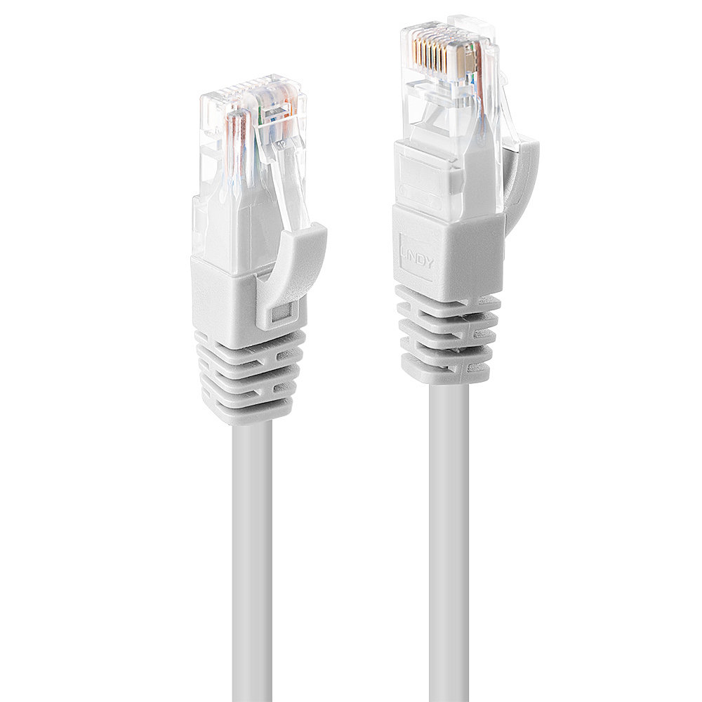 Lindy - Cables & Adapters        7.5m Cat6 U/utp Snagless            Gigabit Network Cable White         48096