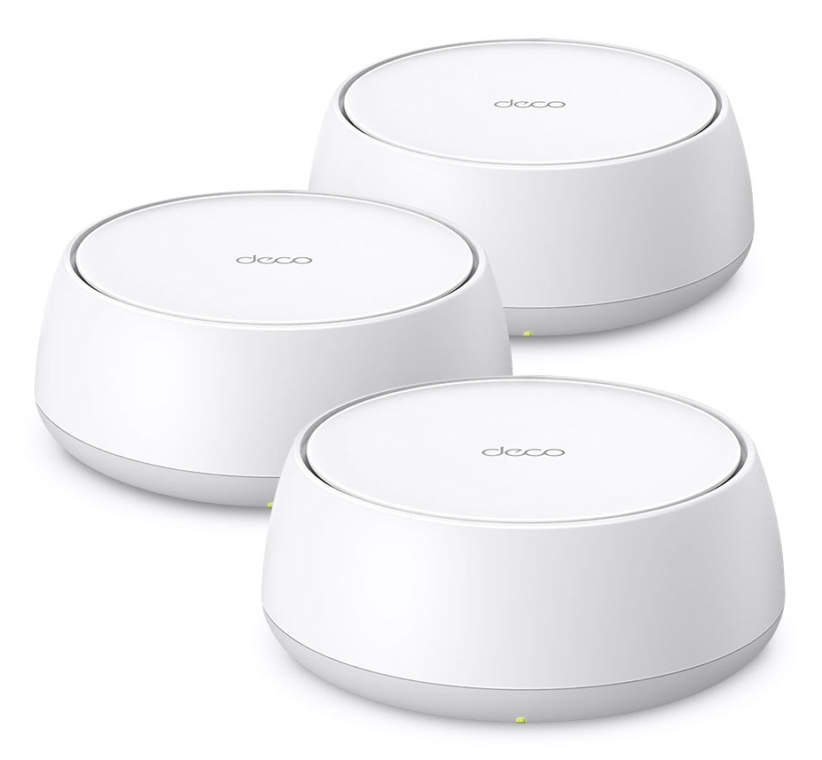 TP-Link Deco BE22 V1 - Wi-Fi System - (3 Routers) - Up To 6,500 Sq.ft - Mesh 1GbE, Wi-Fi 7 Dual Band DECO BE22(3-PACK) - C2000