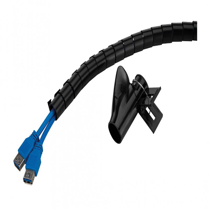 Neomounts ADS06-141BL, Cable Sleeve for  1-4 cables, 200x2x2cm,  ADS06-141BL - eet01
