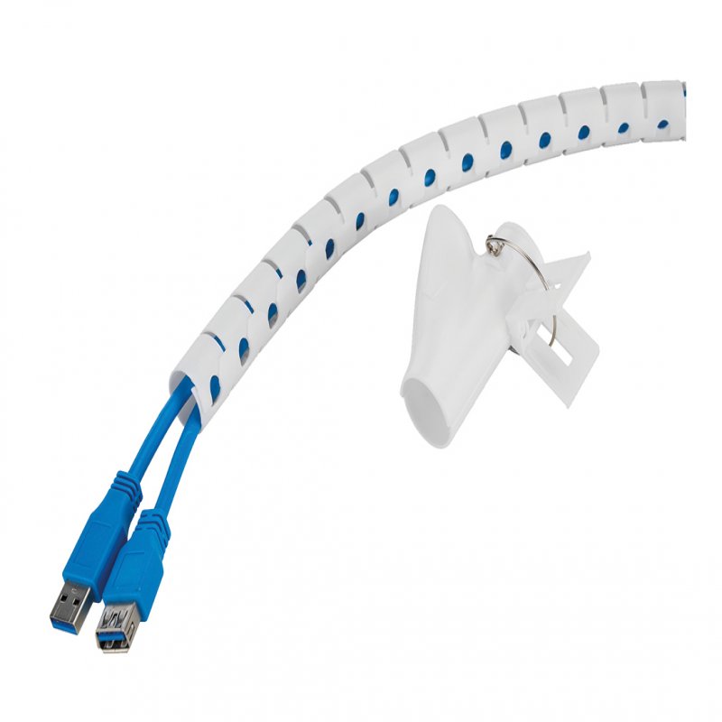 Neomounts ADS06-141WH, Cable Sleeve for  1-4 cables, 200x2x2cm,  ADS06-141WH - eet01