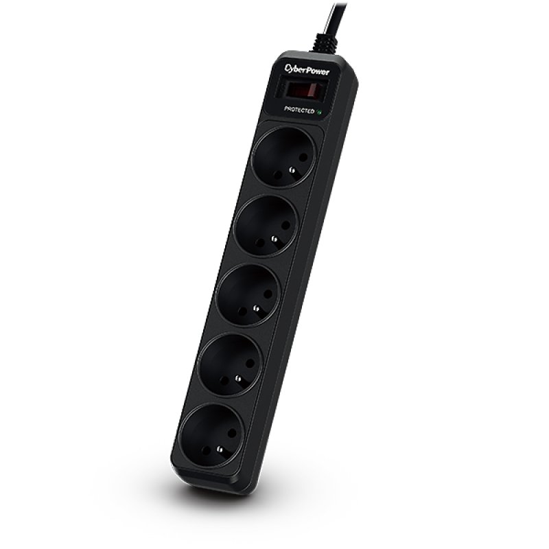 CyberPower 0520Sc0-Fr Surge Protector  Black 5 Ac Outlet(S) 200 -  B0520SC0-FR - eet01