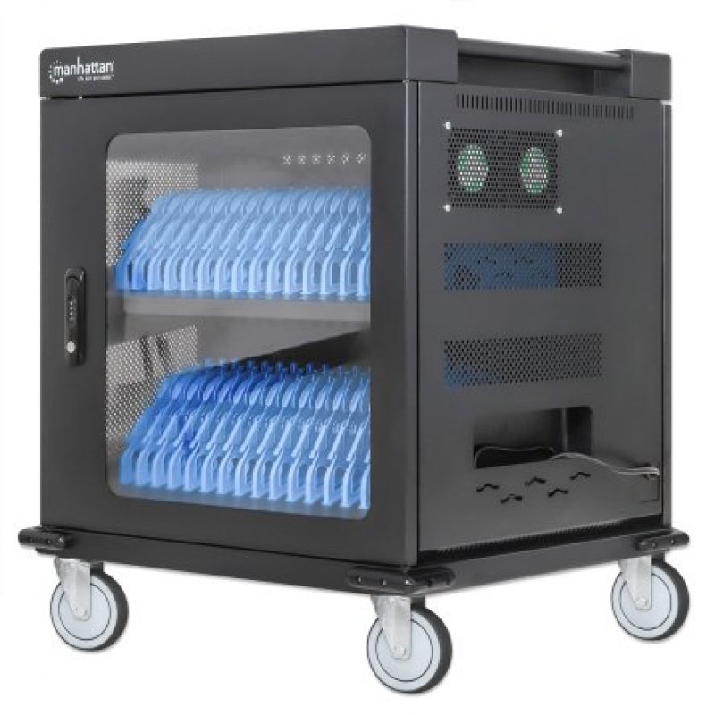Manhattan Charging Cabinet/Cart Via Ac  Adapter (Eu) X32 Devices,  180948 - eet01