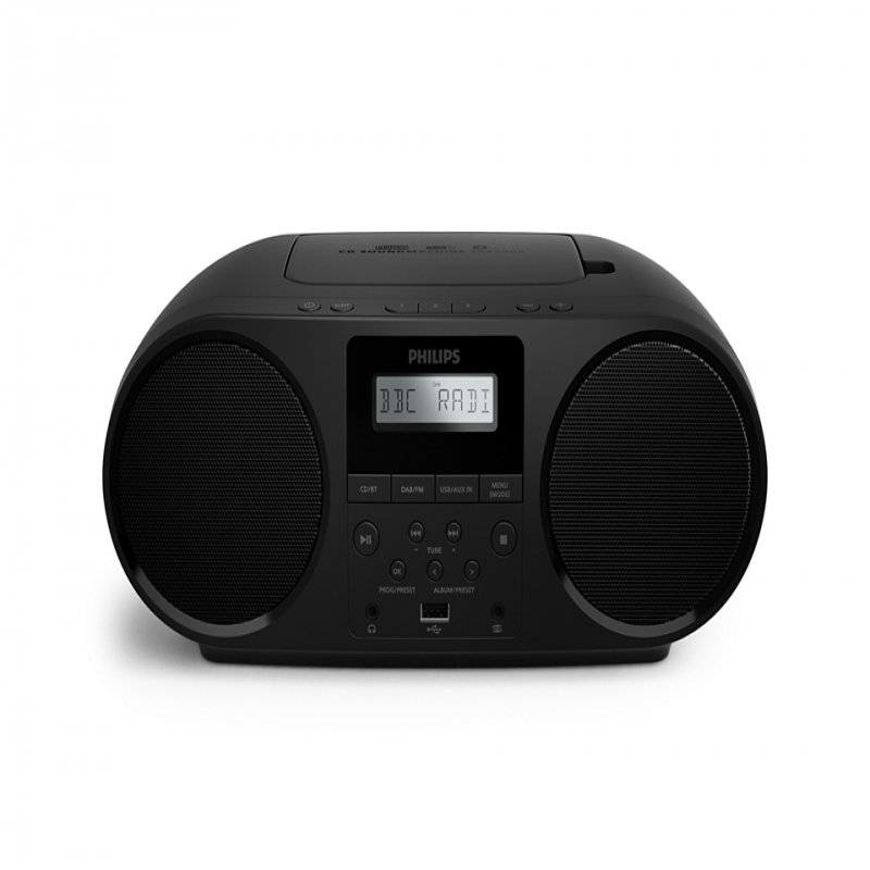 Philips Cd Player Portable Cd Player  Black  TAZ6000/10 - eet01