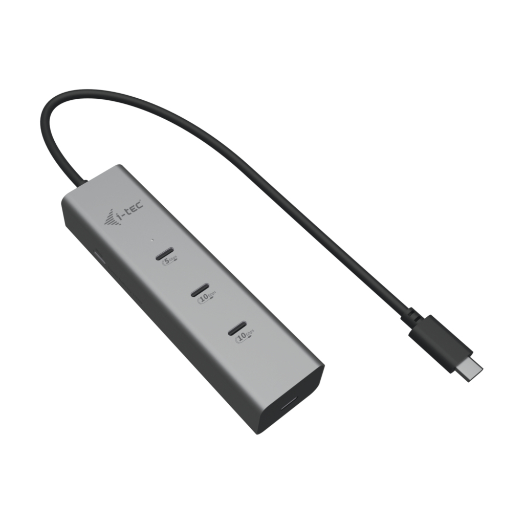 (new)  I-tec I-tec Universal Usb-c Charging Hub, 2x Usb-c 3.2 Gen. 2 (10 Gbps), 1x Usb-c 3.2 Gen. 2 (10 Gbps) / Mfdp, 1x Usb-c 3.2 Gen. 2 (10 Gbps) / 100w Pd, Aluminium Housing, Mains Power Supply Not Included C31hubmetal8kpdpro - NA01