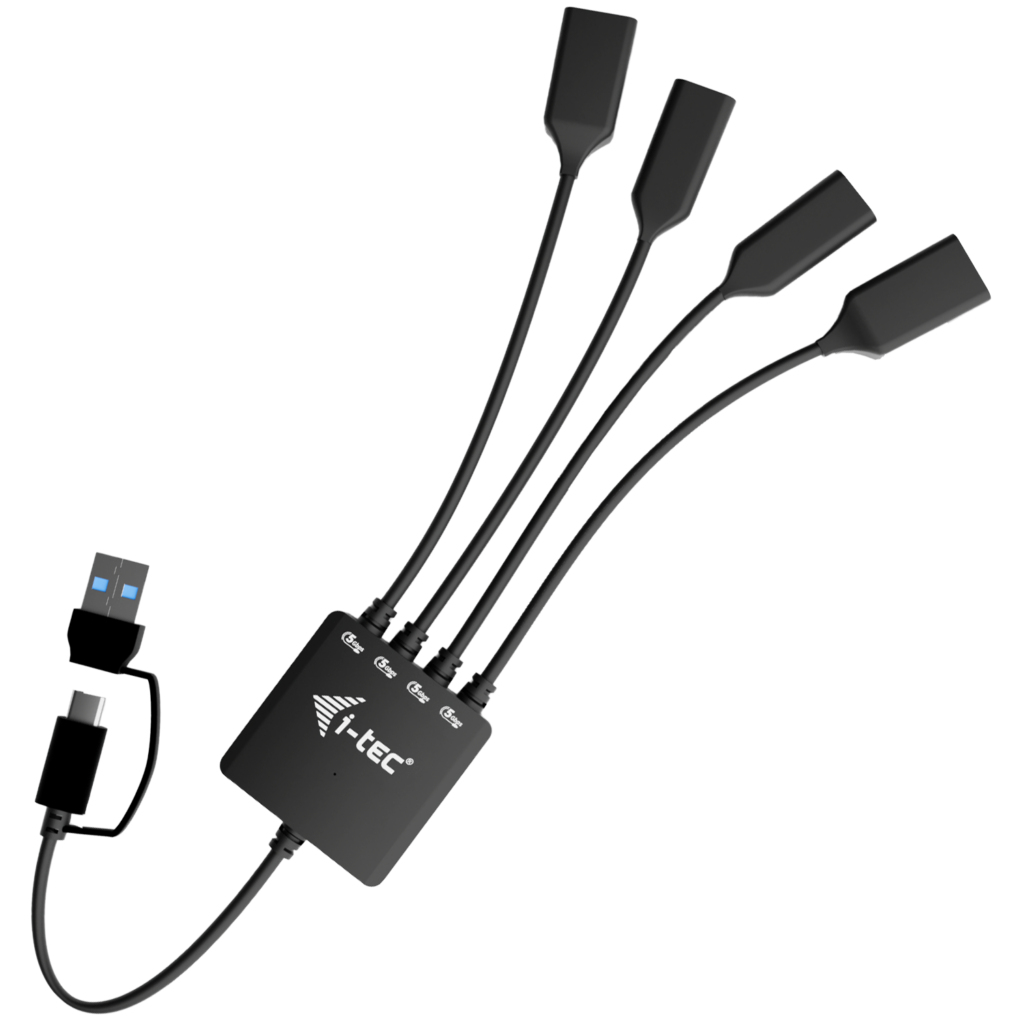 (new)  I-tec Universal Usb-c/usb-a Cable Hub 4 Port (2x Usb-c, 2x Usb-a) Cacblhub2a2c - NA01