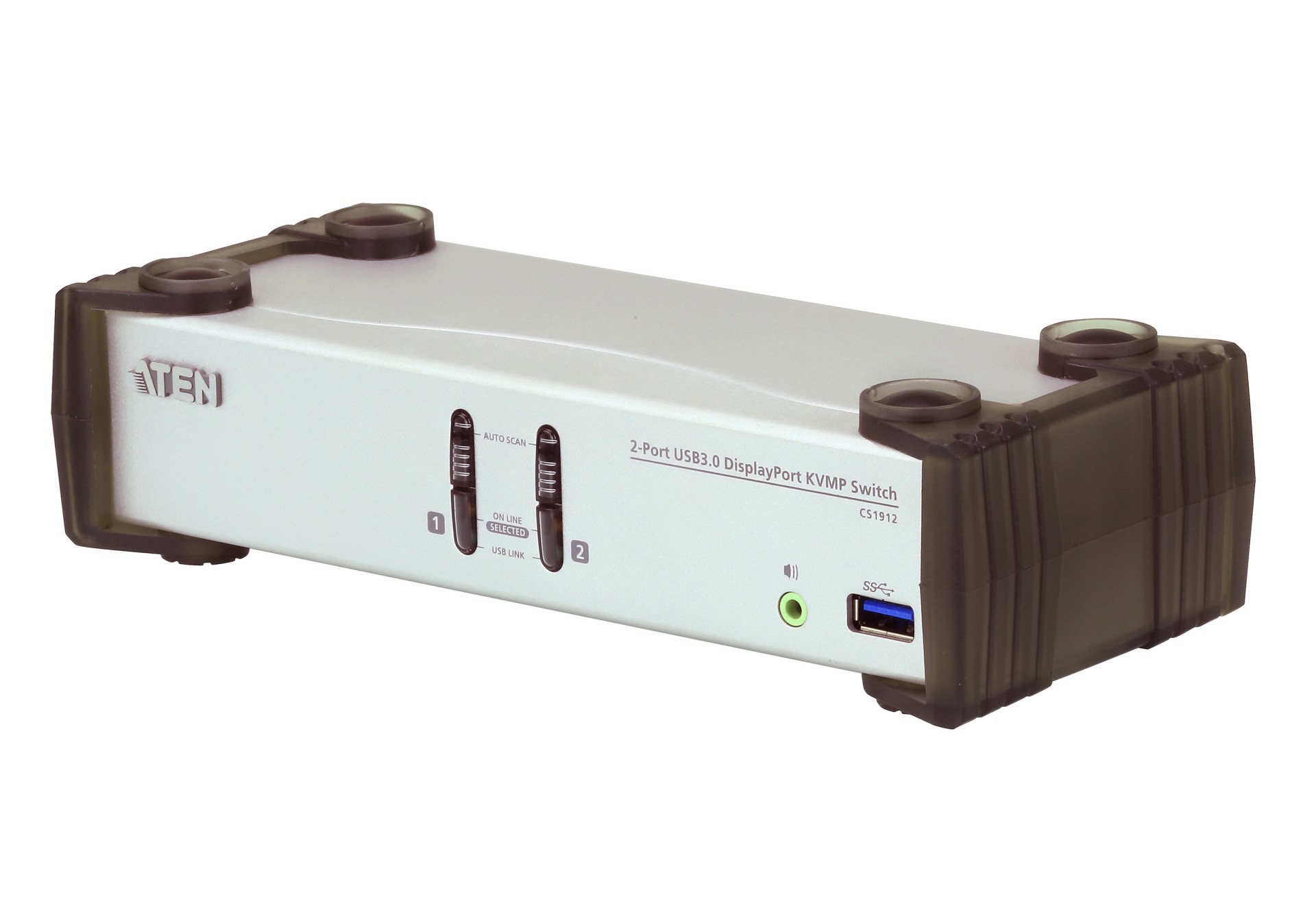 ATEN CS1912 KVMP Switch - KVM / Audio / USB Switch - 2 X KVM / Audio / USB - 1 Local User - Desktop CS1912 - C2000