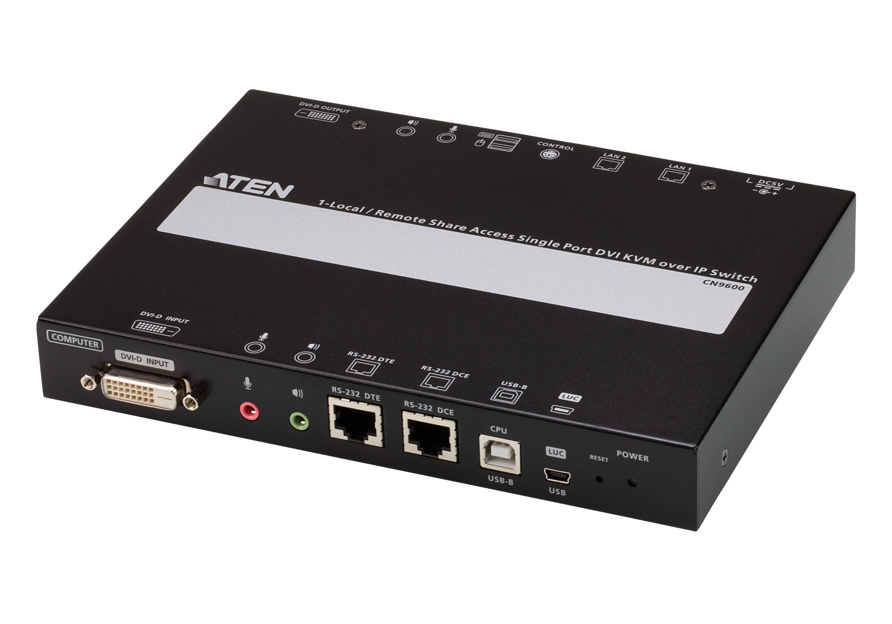 ATEN CN9600 DVI KVM Over IP Switch - Remote Control Device - 1GbE CN9600 - C2000