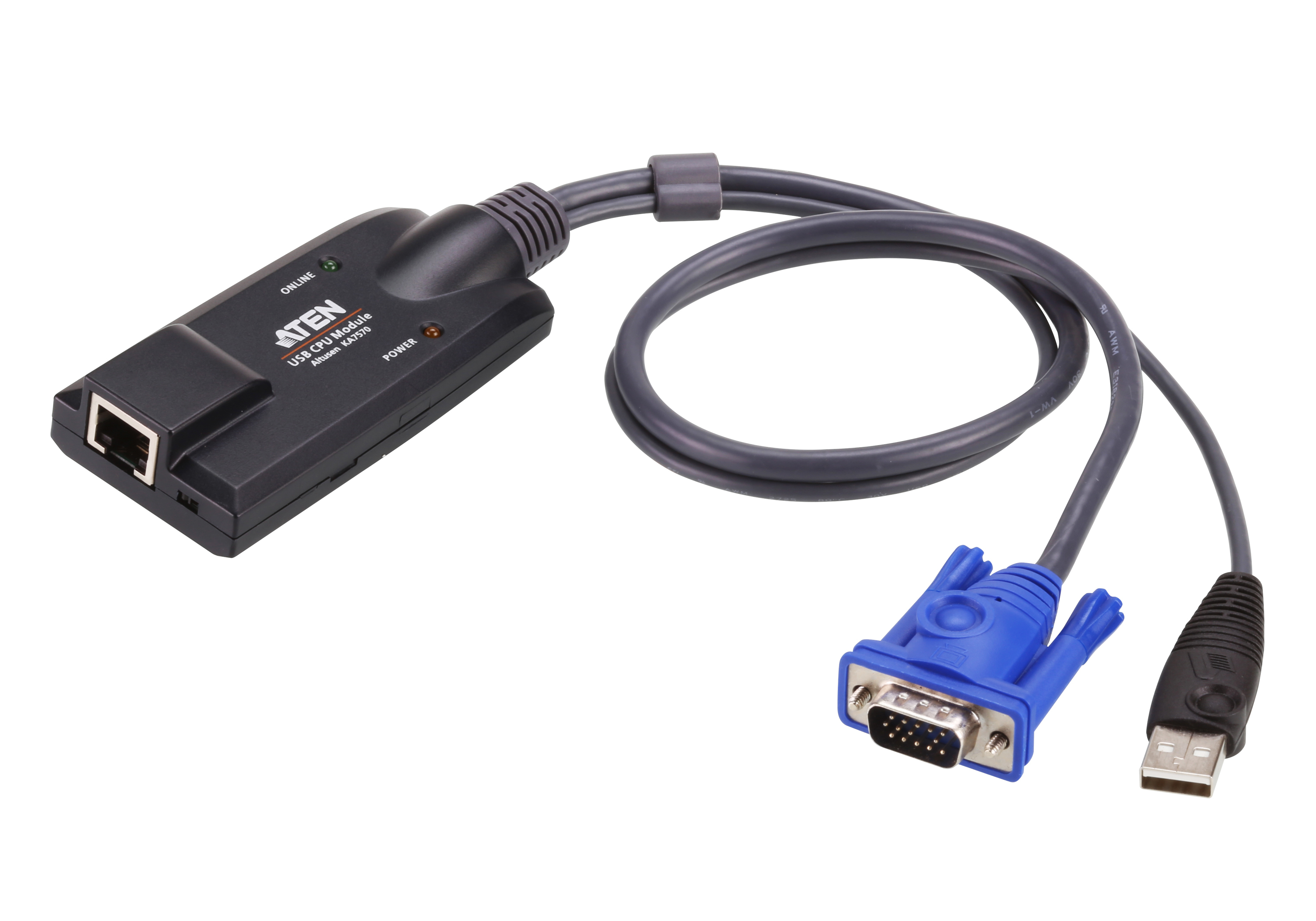 ATEN KA7170 Local Transmitter - KVM / USB Extender - Transmitter - Up To 50 M - For ATEN CN9850, KN2132, KVM Over IP KN1108, KN1116, KN1132, KN2116, KN4116, KN4132 KA7170 - C2000