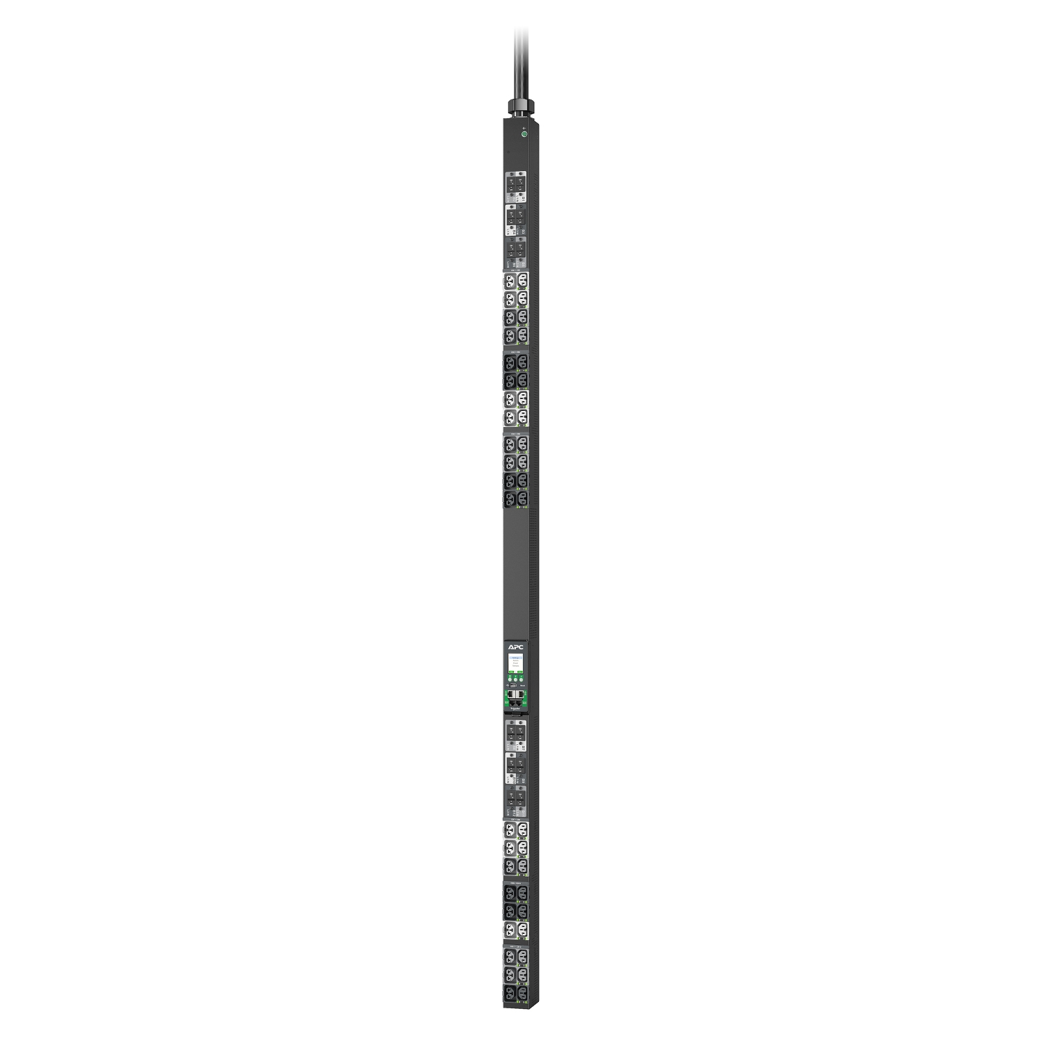 APC NetShelter Rack PDU Advanced - Power Distribution Unit (rack-mountable) - Switched Metered Outlet - AC 415 V - 34.6 KW - 34600 VA - 3-phase - Ethernet 10/100/1000 - Input: IEC 60309 560P6 - C2000