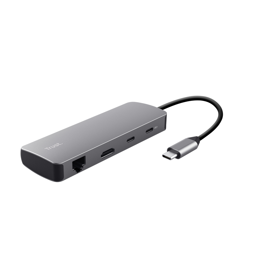 (new) 25672 Trust Dalyx 8-in-1 Multiport Adapter 25672 - NA01