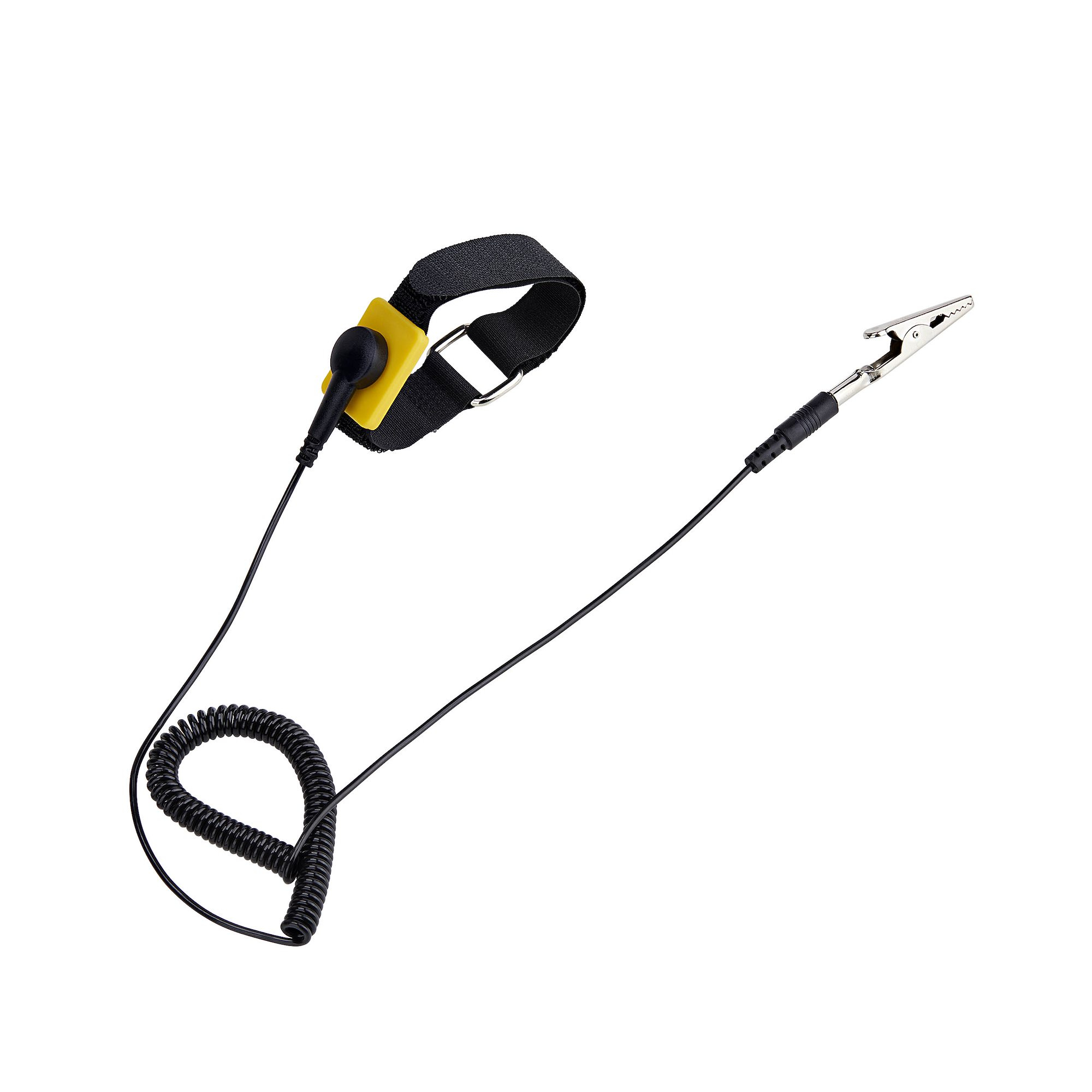 StarTech.com - Anti-static Wrist Band - With 1.5 M Detachable Grounding Cable - Black - 65 Cm - TAA Compliant ESD-WRIST-STRAP - C2000