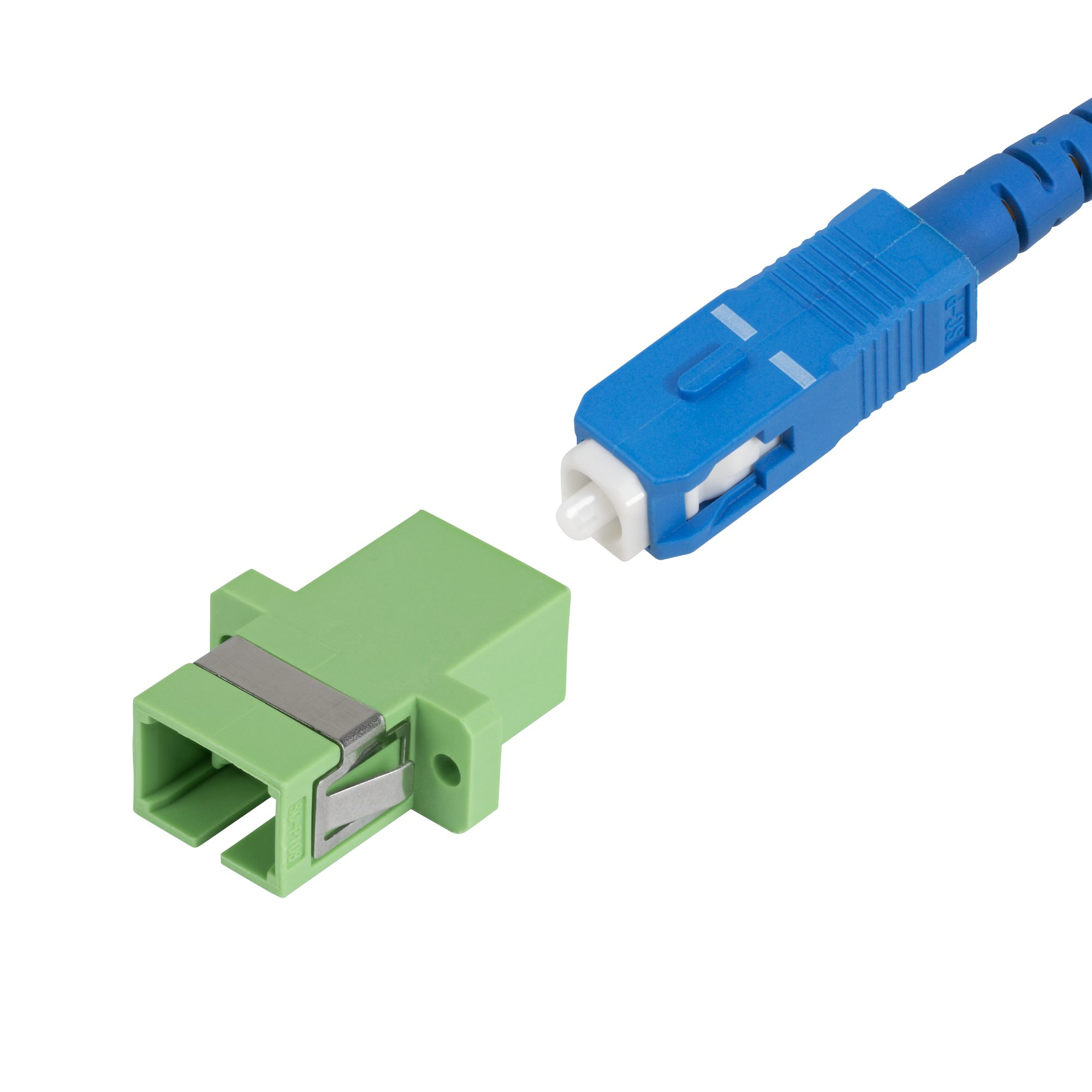 Startech - Network Coupler - SC/APC Single-mode (F) To SC/APC Single-mode (F) - Fibre Optic - Simplex - 9 / 125 Micron - OS1/OS2 - Passive, Flange - Green (pack Of 10) SIMPLEXSCAPCF - C2000