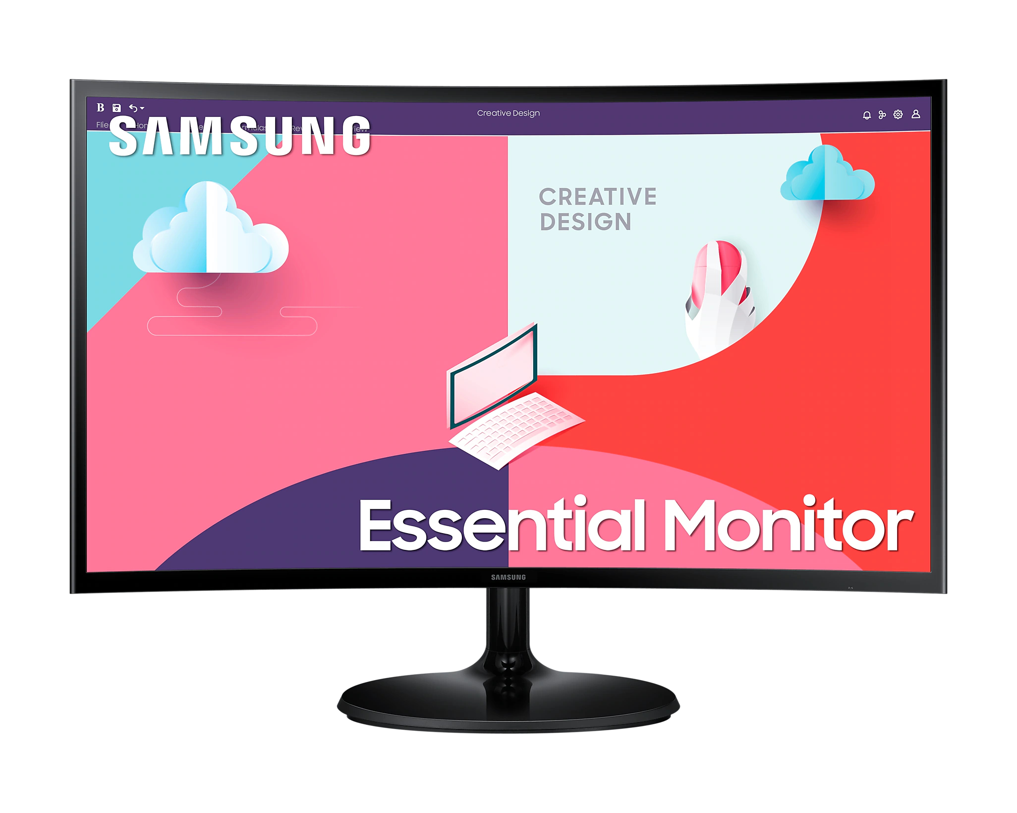 24 Inch Full Hd Curved Monitor Ls24c360eauxxu - WC01