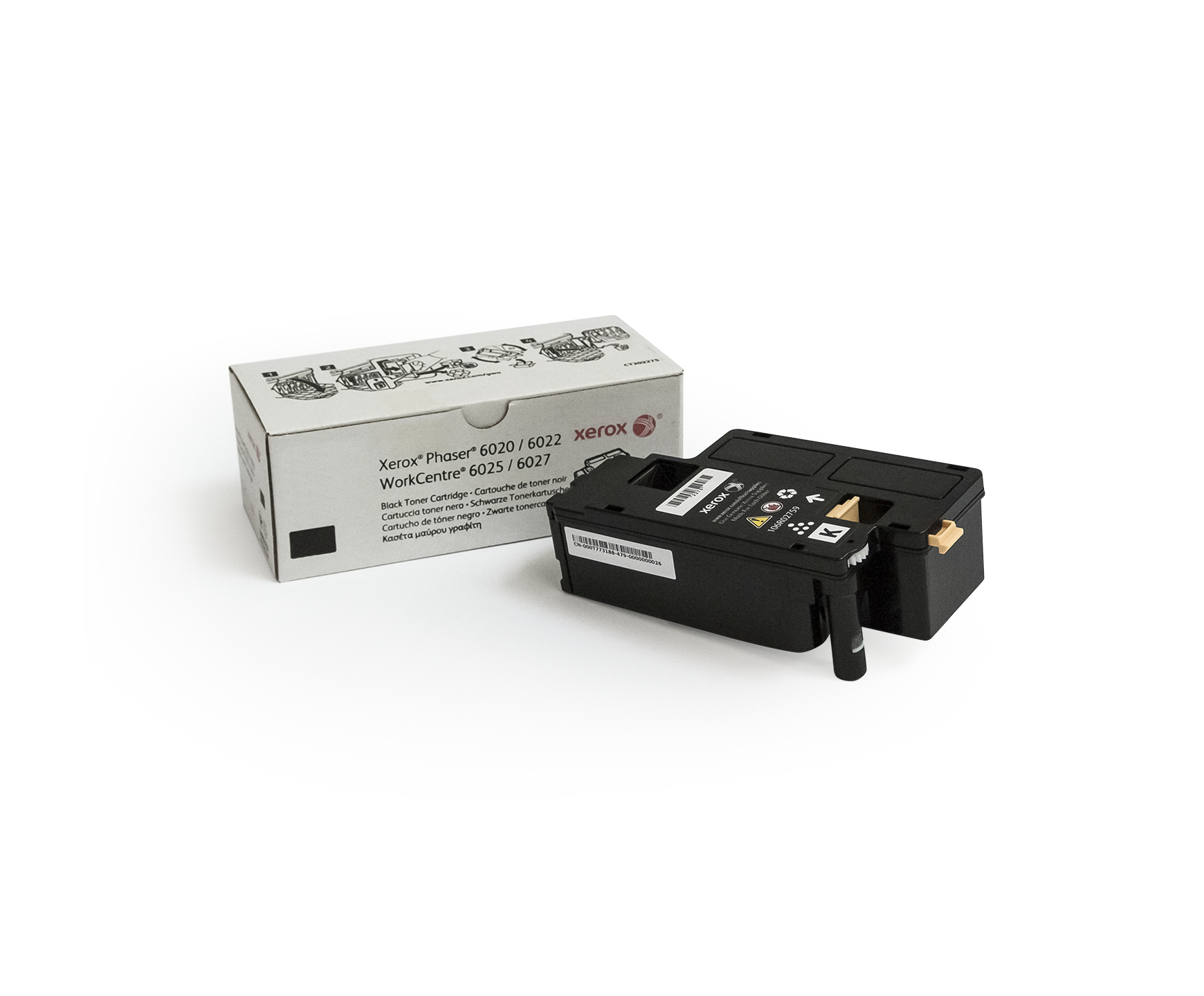 Xerox WorkCentre 6027 - Black - Original - Toner Cartridge - For Phaser 6020V_BI, 6022/NI, 6022V_NI, WorkCentre 6025V_BI, 6027/NI, 6027V_NI 106R02759 - C2000 Xerox WorkCentre 6027 - Black - Original - Toner Cartridge - For Phaser 6020V_BI, 6022/NI, 6022V_NI, WorkCentre 6025V_BI, 6027/NI, 6027V_NI 106R02759 - C2000