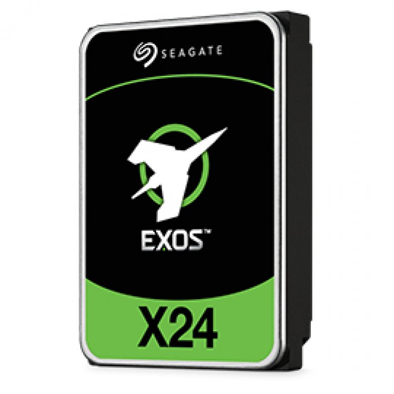Seagate Exos X24 ST16000NM001H - Hard Drive - Enterprise - Encrypted - 16 TB - Internal - 3.5" - SATA 6Gb/s - 7200 Rpm - Buffer: 512 MB - Self-Encrypting Drive (SED) ST16000NM001H - C2000