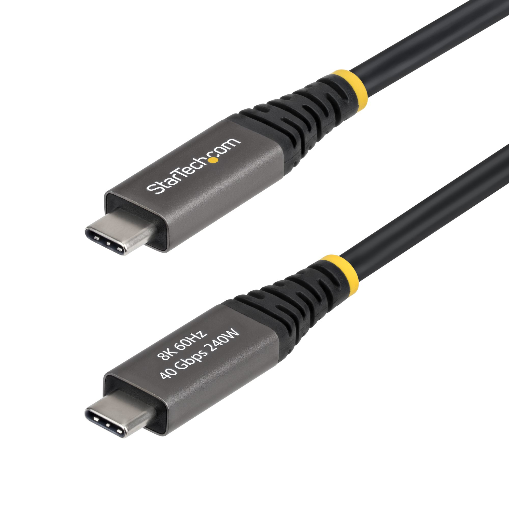 Startech - Cables                2m Active Usb4 Cable Black          Usb-c Cable/8k60/dp2.1/240w/40gb    Cc2m40gusb4gen3