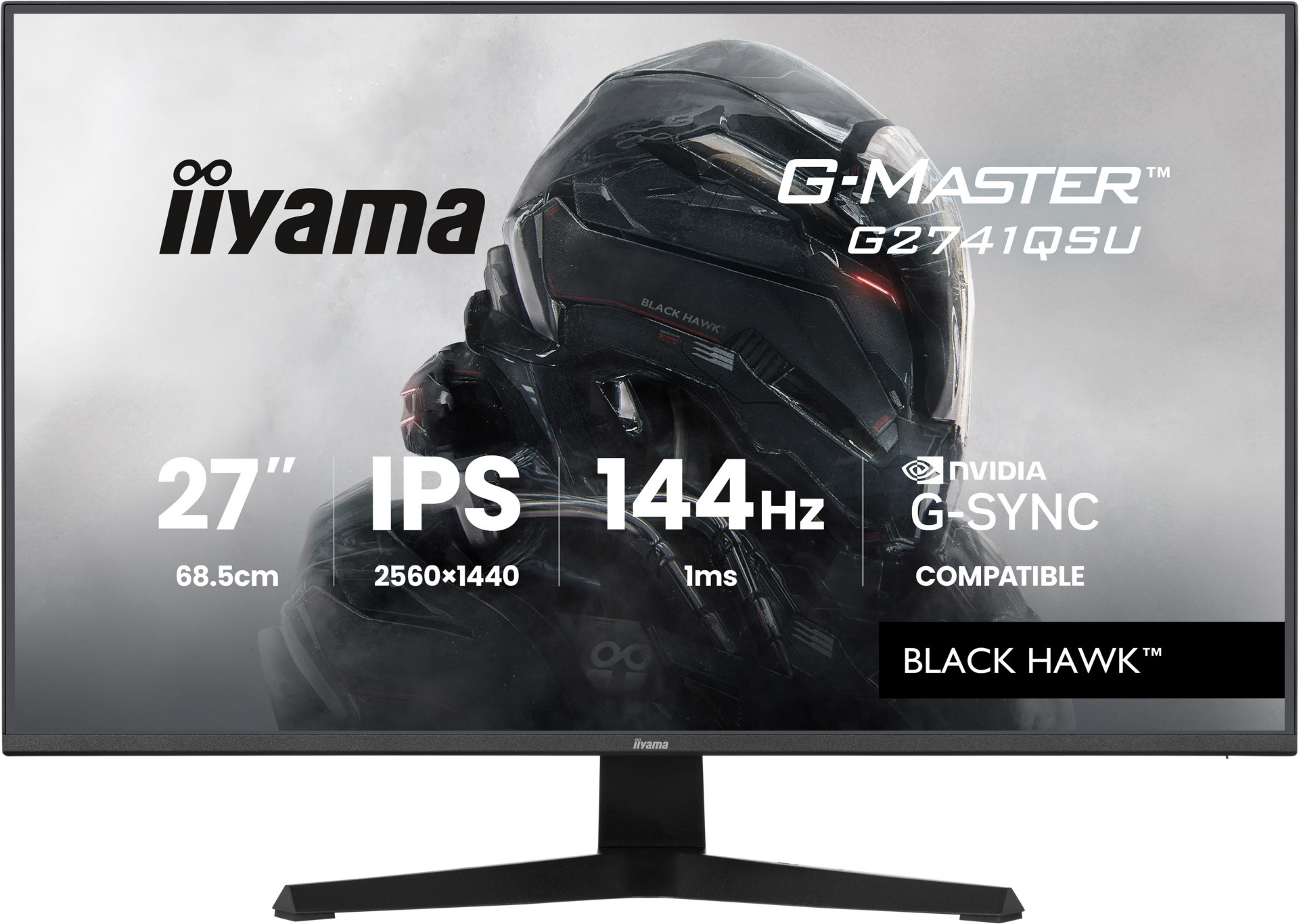 Iiyama 27" QHD IPS 144Hz  G2741QSU-B1 - eet01