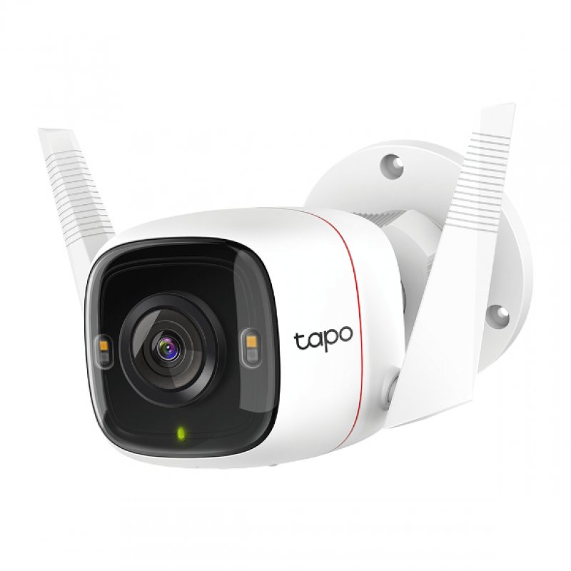 Tapo C320WS V1 - Network Surveillance Camera - Outdoor - Dustproof / Weatherproof - Colour (Day&Night) - 4 MP - 2560 X 1440 - 1440p - Fixed Focal - Audio - Wireless - Wi-Fi - GbE - H.264 - DC - C2000 Tapo C320WS V1 - Network Surveillance Camera - Outdoor - Dustproof / Weatherproof - Colour (Day&Night) - 4 MP - 2560 X 1440 - 1440p - Fixed Focal - Audio - Wireless - Wi-Fi - GbE - H.264 - DC - C2000