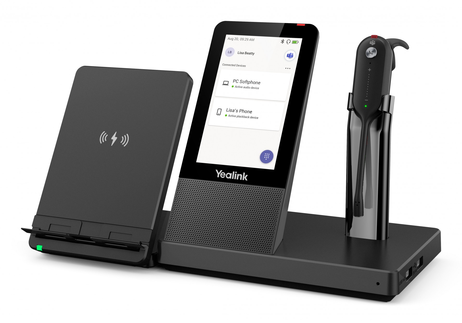 Yealink Wh67 Dect Wireless Headset  Teams  WH67 TEAMS - eet01