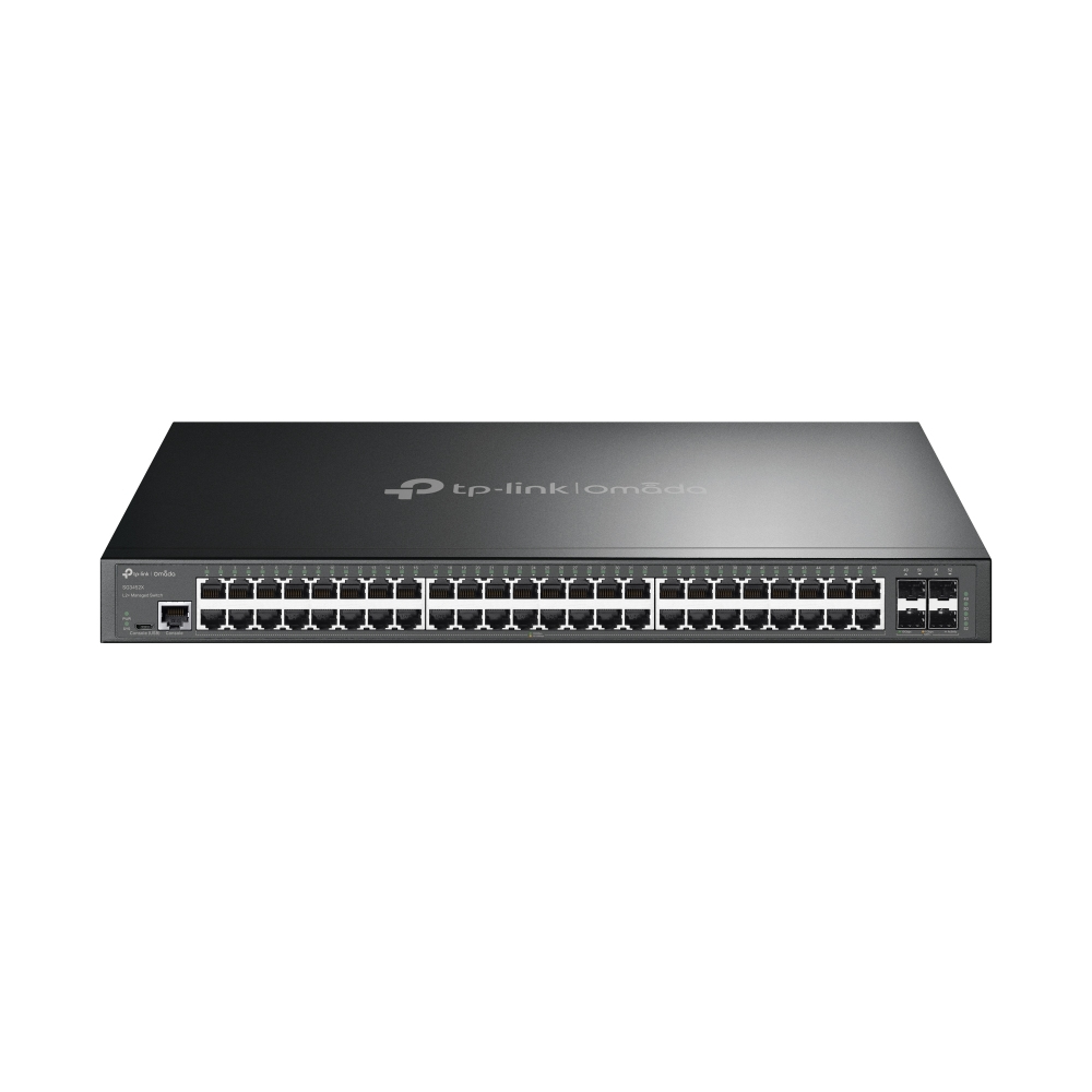 TP-Link JetStream TL-SG3452X V1.6 - Switch - L2+ - Managed - 48 X 10/100/1000 + 4 X 10 Gigabit SFP+ - Rack-mountable SG3452X - C2000
