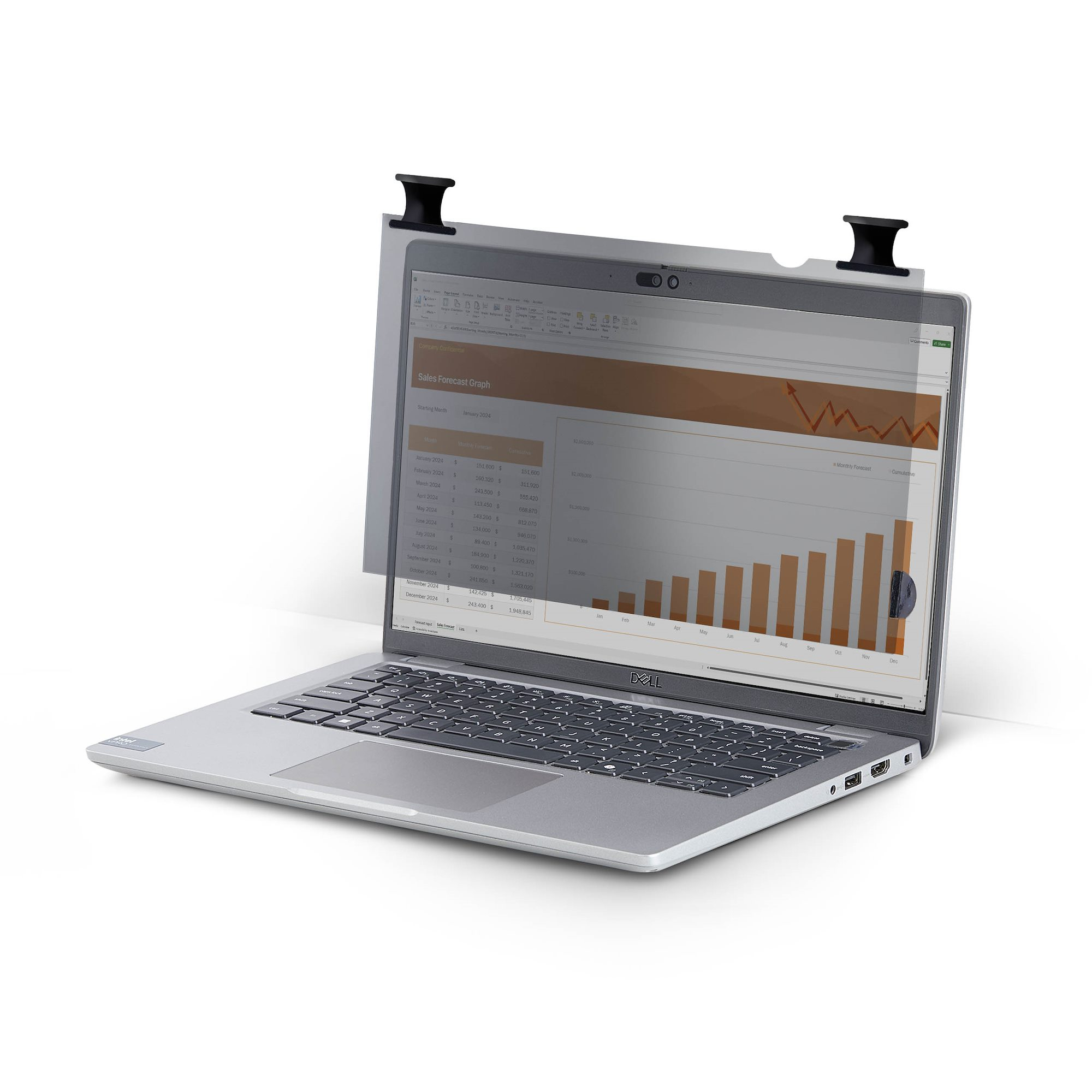 Startech - Notebook Privacy Filter (horizontal) - 2-way - Adhesive, Hinge Tabs, Flip Hinges - 13.3" - Black 133LB-PRIVACY-SCREEN - C2000 Startech - Notebook Privacy Filter (horizontal) - 2-way - Adhesive, Hinge Tabs, Flip Hinges - 13.3" - Black 133LB-PRIVACY-SCREEN - C2000