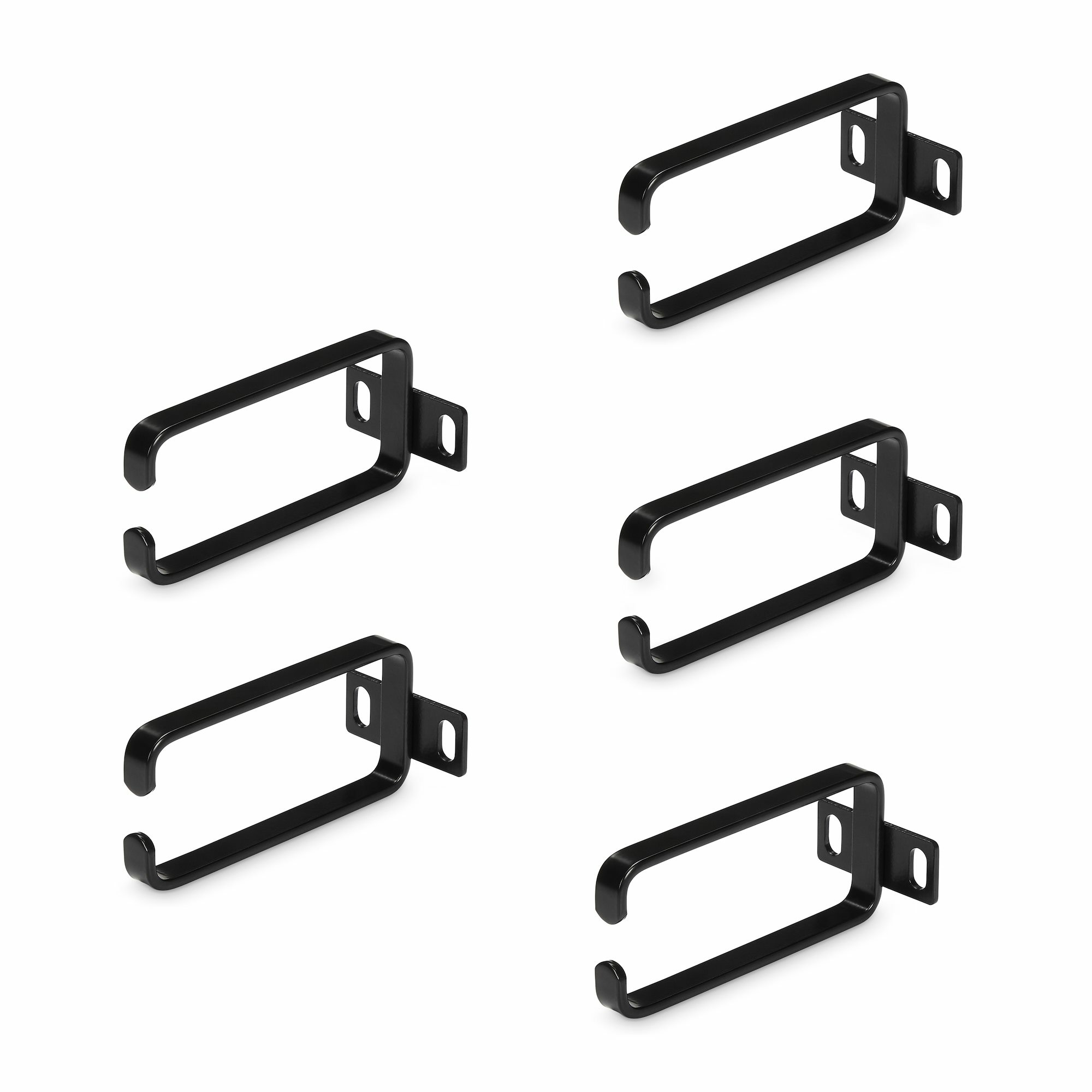 StarTech.com 5-Pack 1U Vertical Cable  Management D-Ring Hooks,  CMHOOK1UN5PK - eet01