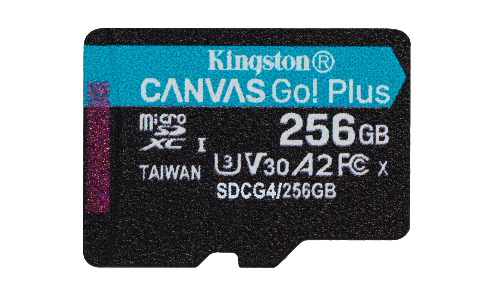 Kingston 256Gb Microsdxc Canvas Go  Plus Gen4 200R A2 U3 Single  SDCG4/256GBSP - eet01