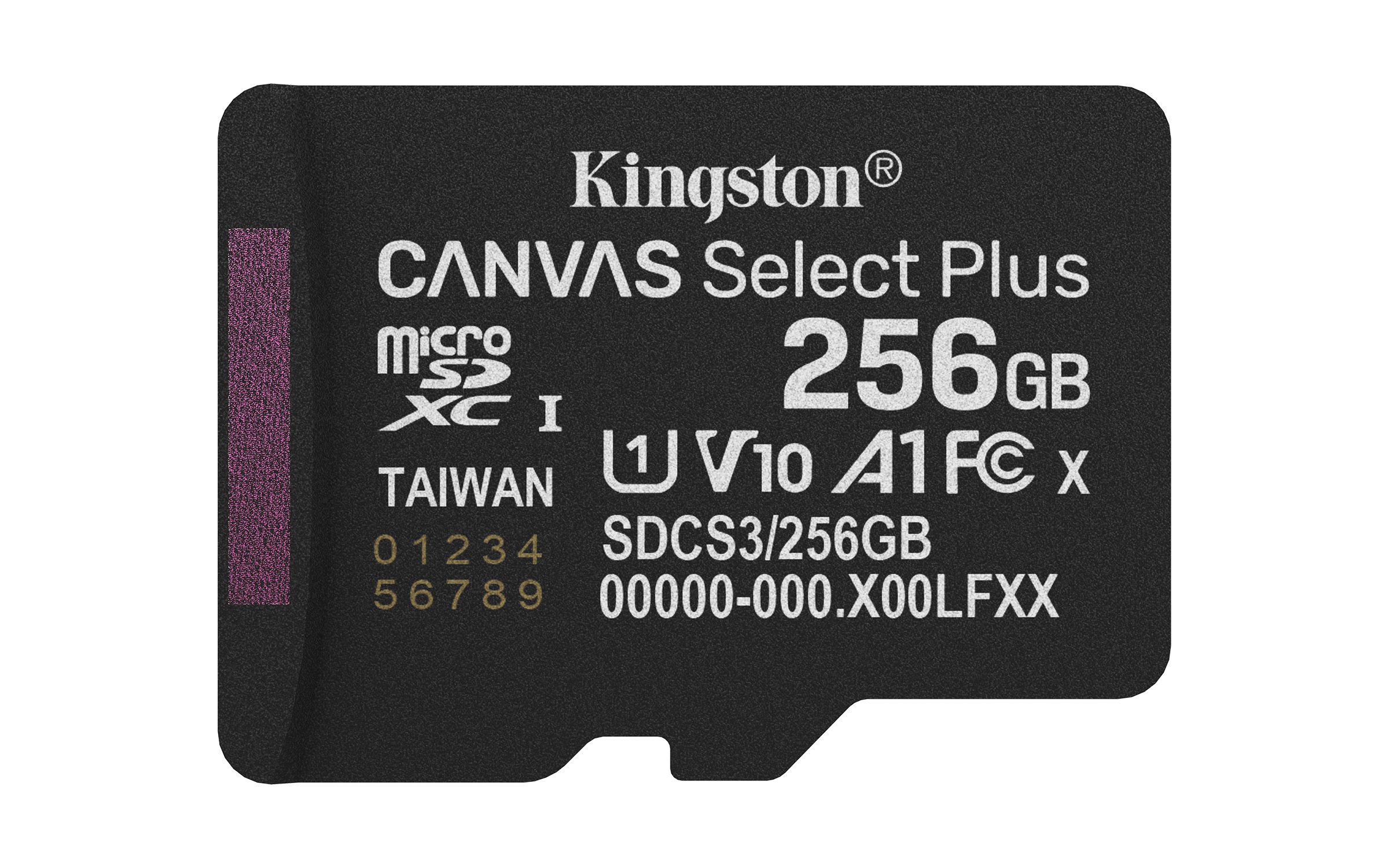 Kingston 256Gb Micsdxc Canvas Select  Plus Gen3 150R A1 Single Pack  SDCS3/256GBSP - eet01