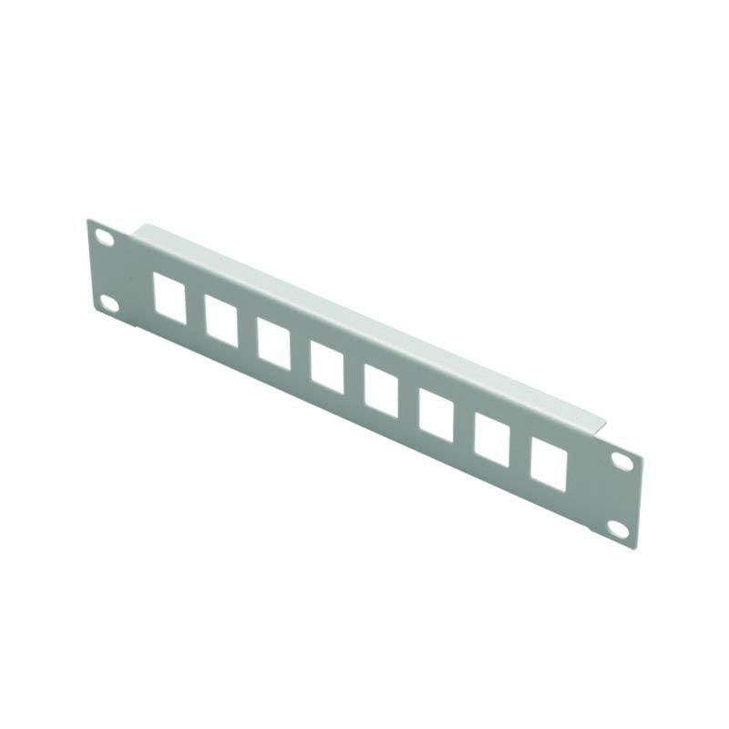 Lanview 1U 10" PATCH PANEL FOR  KEYSTONE - 8-PORT WHITE  LKS675WH - eet01