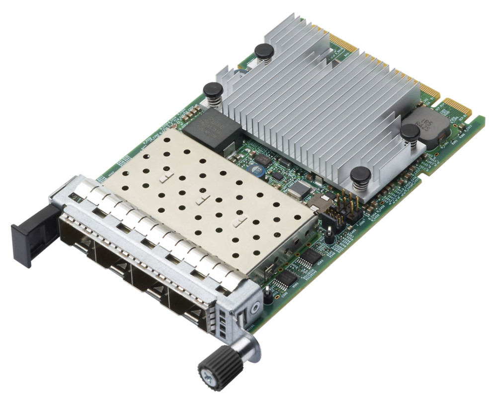 Broadcom 57504 - Network Adapter - OCP 3.0 - 10/25 Gigabit SFP28 X 4 - For ThinkSystem SR630 V3, SR635, SR645 V3, SR65X V3, SR665 V3, SR675 V3, SR850 V3, SR860 V3 4XC7A80567 - C2000 Broadcom 57504 - Network Adapter - OCP 3.0 - 10/25 Gigabit SFP28 X 4 - For ThinkSystem SR630 V3, SR635, SR645 V3, SR65X V3, SR665 V3, SR675 V3, SR850 V3, SR860 V3 4XC7A80567 - C2000