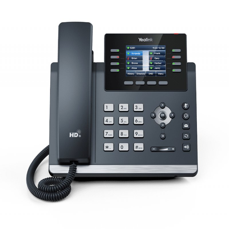 Yealink Ip Phone Grey 8 Lines Lcd  Wi-Fi  SIP-T44W - eet01