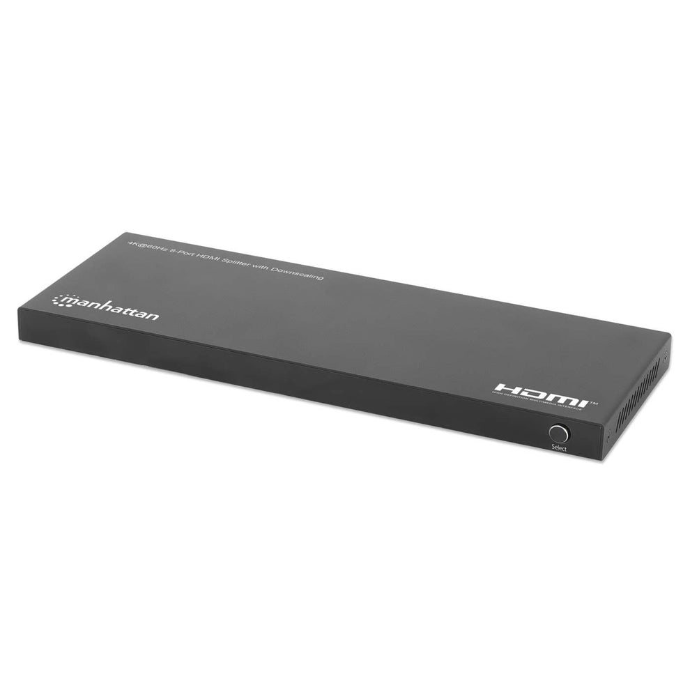 Manhattan                        4k 60hz 8-port Hdmi Splitter        With Downscaling Splits One Hdmi    208451