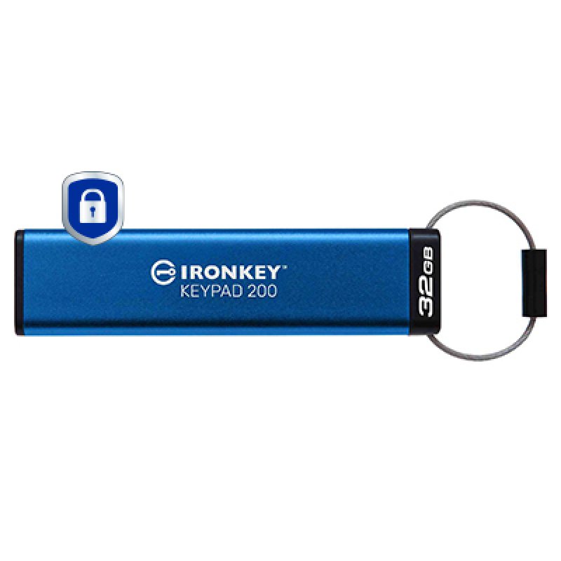 Kingston Technology IronKey Keypad 200  USB flash drive 32 GB USB  IKKP200/32GB - eet01