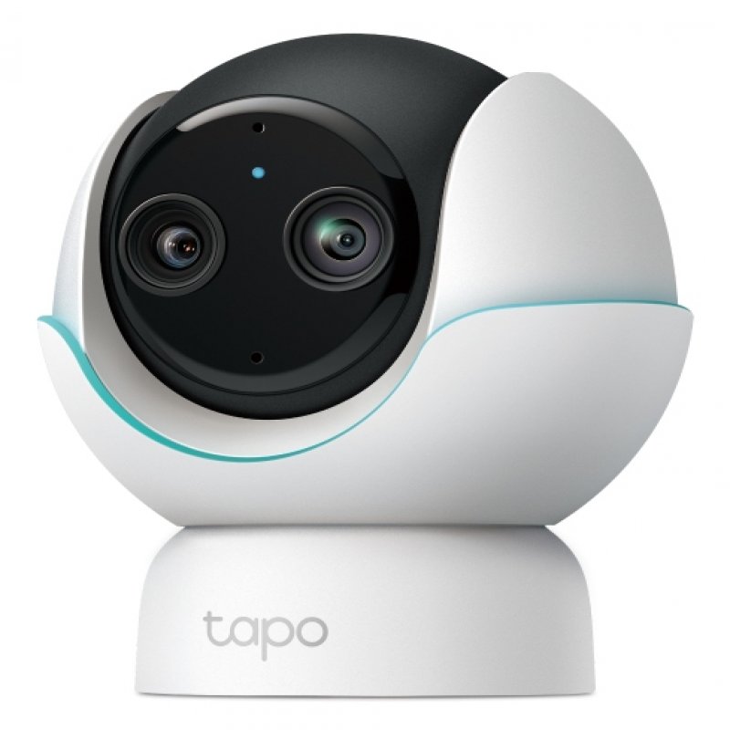 Tapo C840 V1 - Network Surveillance Camera - Pan / Tilt - Colour (Day&Night) - 2560 X 1440 (wide) / 1920 X 1080 (telephoto) - 2K, 1080p - Audio - Wireless - Wi-Fi - Bluetooth 5.0 - H.264 - DC - C2000