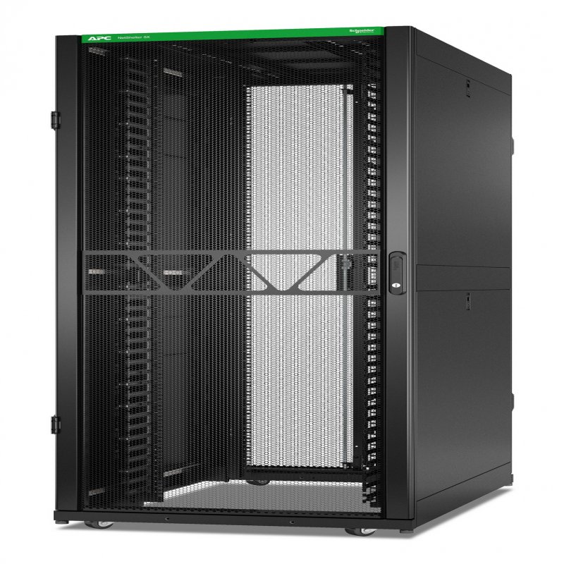 APC NetShelter SX Gen 2 - Rack Cabinet - 1991H X 750W X 1200D Mm, With Sides - Floor-standing - Black - 42U - 19" - TAA Compliant AR3340B2 - C2000