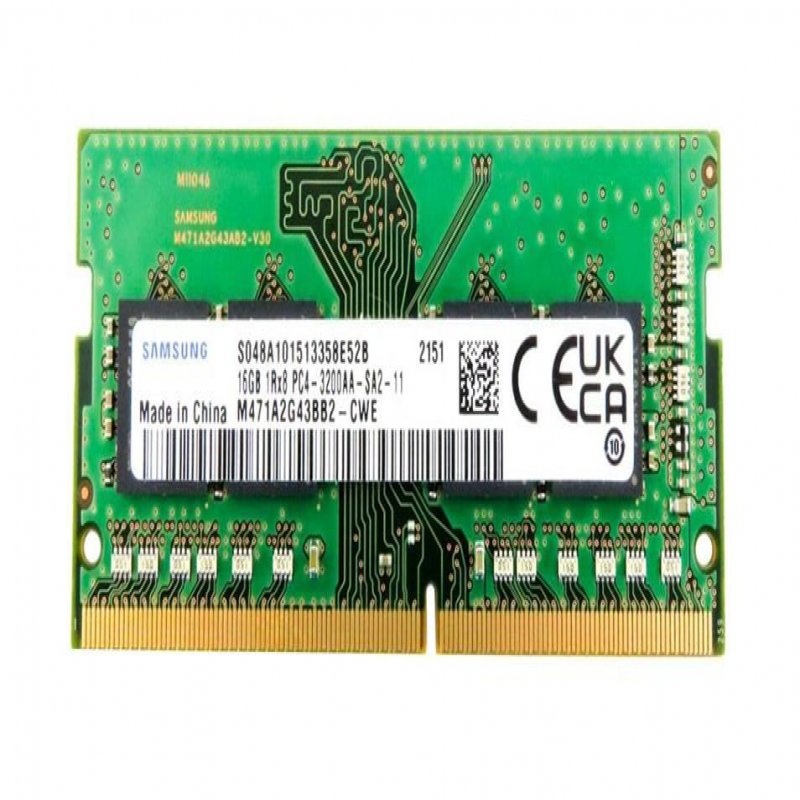 Samsung 16gb Ddr4 Pc4-25600 3200mhz So-dimm 260-pin 1rx8 M471a2g43bb2-cwe - xep01
