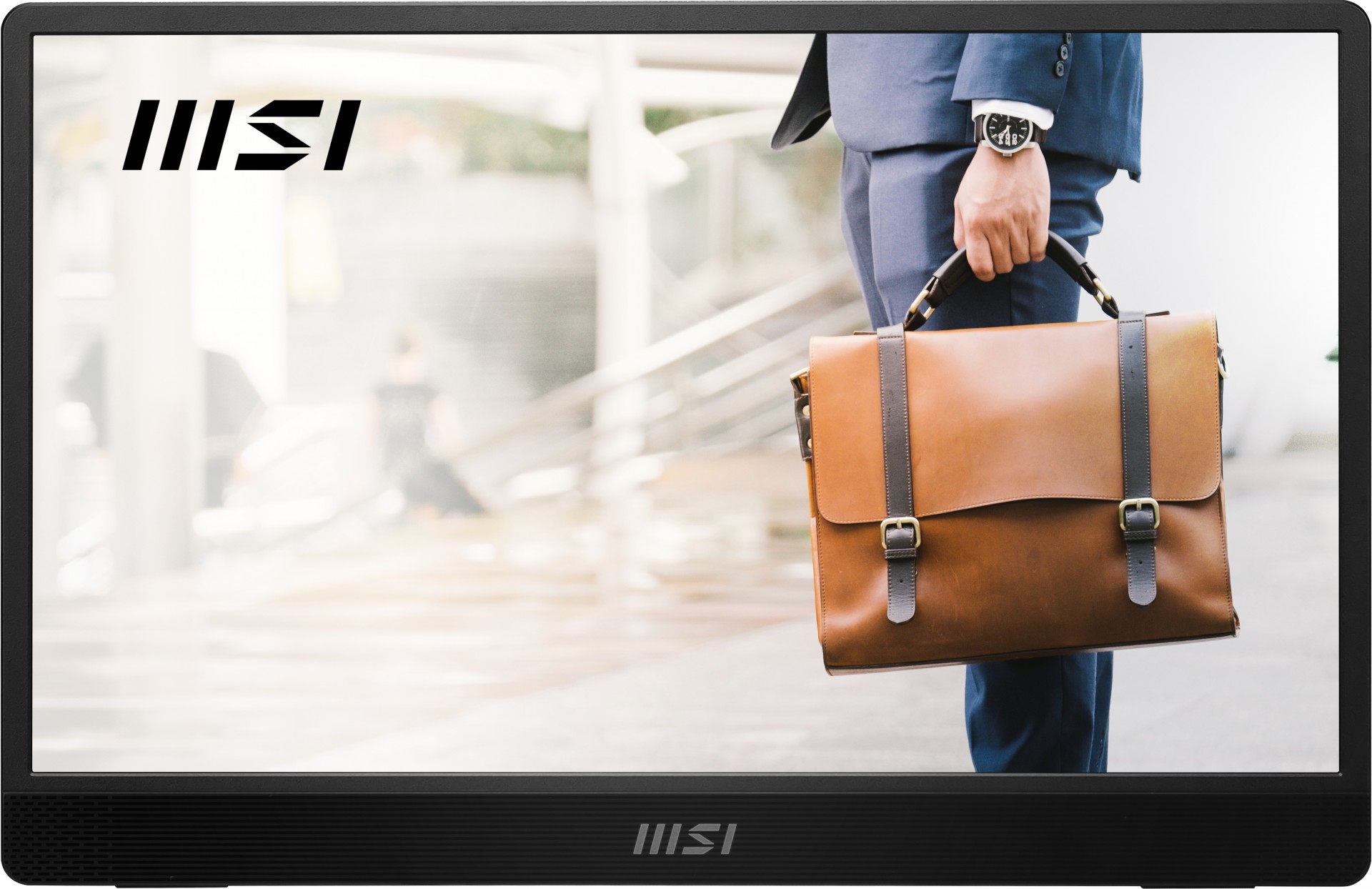 MSI Portable Tv/Monitor Portable  Monitor Black 39.6 Cm (15.6")  PRO MP161 E2U - eet01