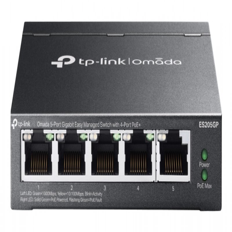 Omada ES205GP New Omada 5-Port  Gigabit Easy Managed Switch  ES205GP - eet01