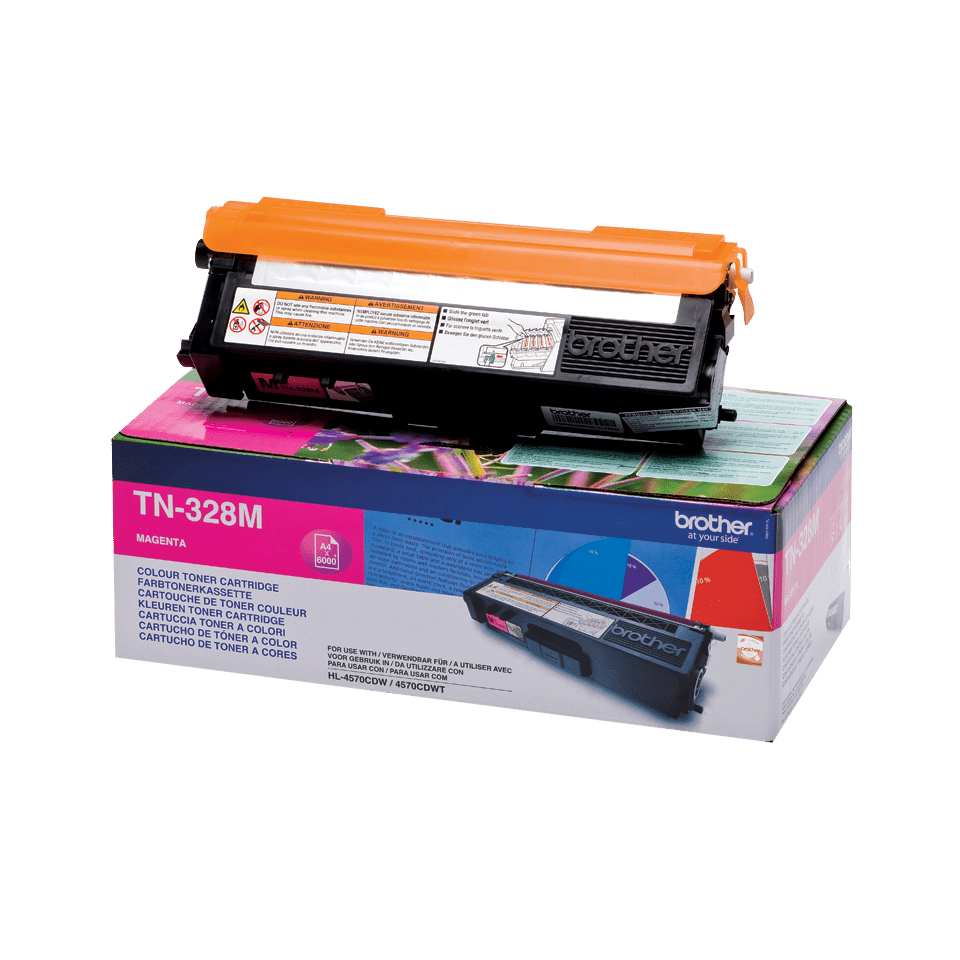 Brother Toner Magenta Extra High Cap.  Pages 6000  TN-328M - eet01