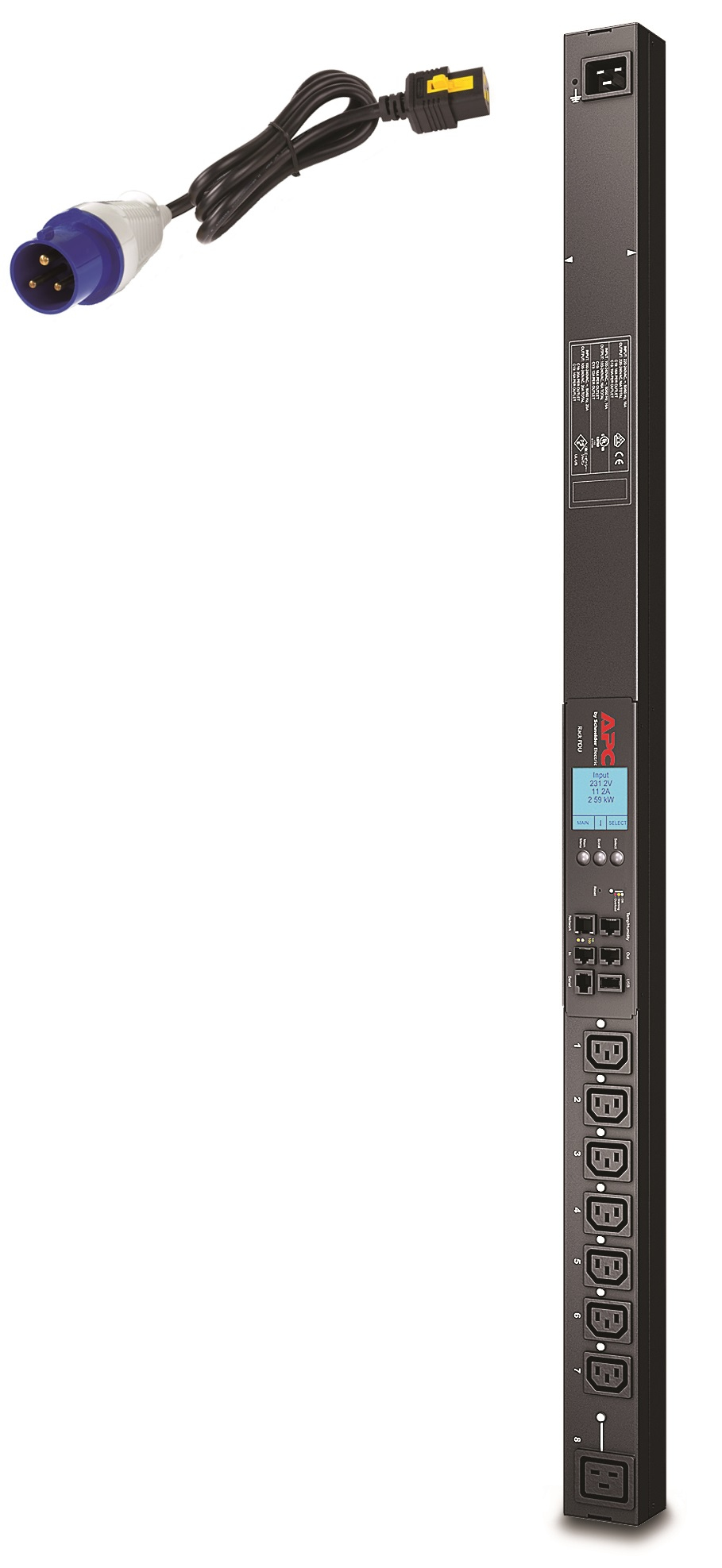 Apc - Racks And Pdus             Rack Pdu 2g Switched Zerou 16a      500gb 8gb 17in Dvd+rw Osx           Ap8958eu3